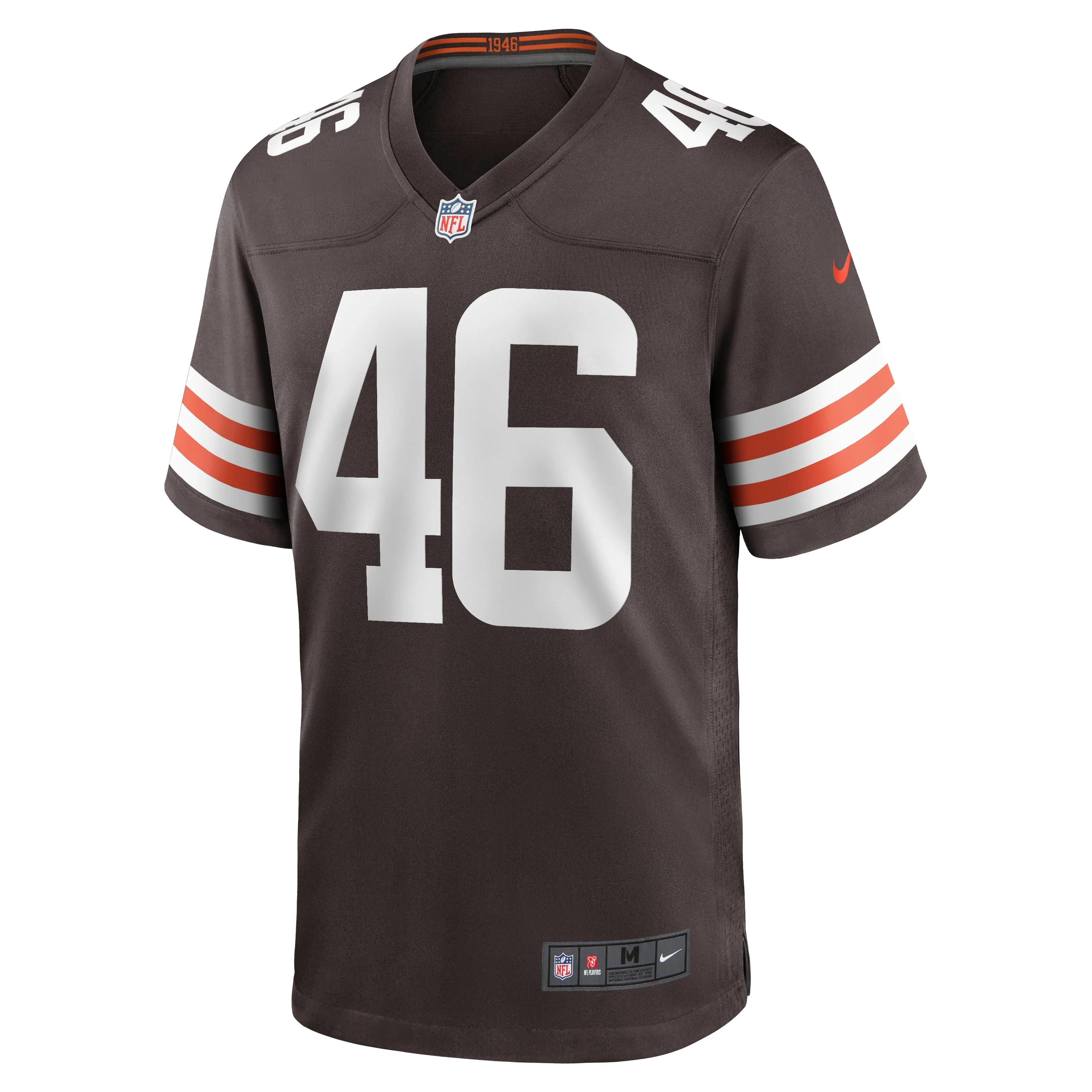Don Fleming Cleveland Browns Nike Retired   Jersey - Brown