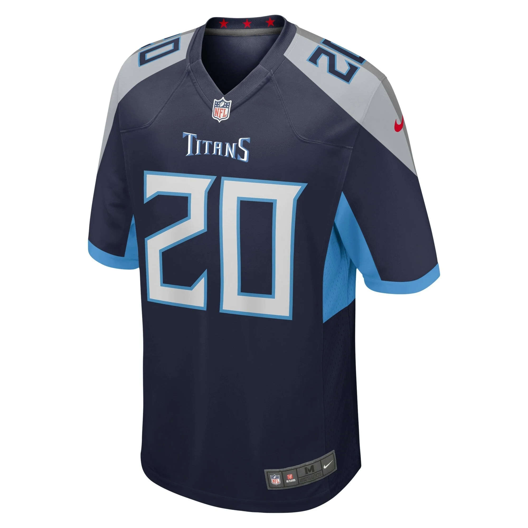 Tony Pollard Tennessee Titans Nike Game   Jersey - Navy