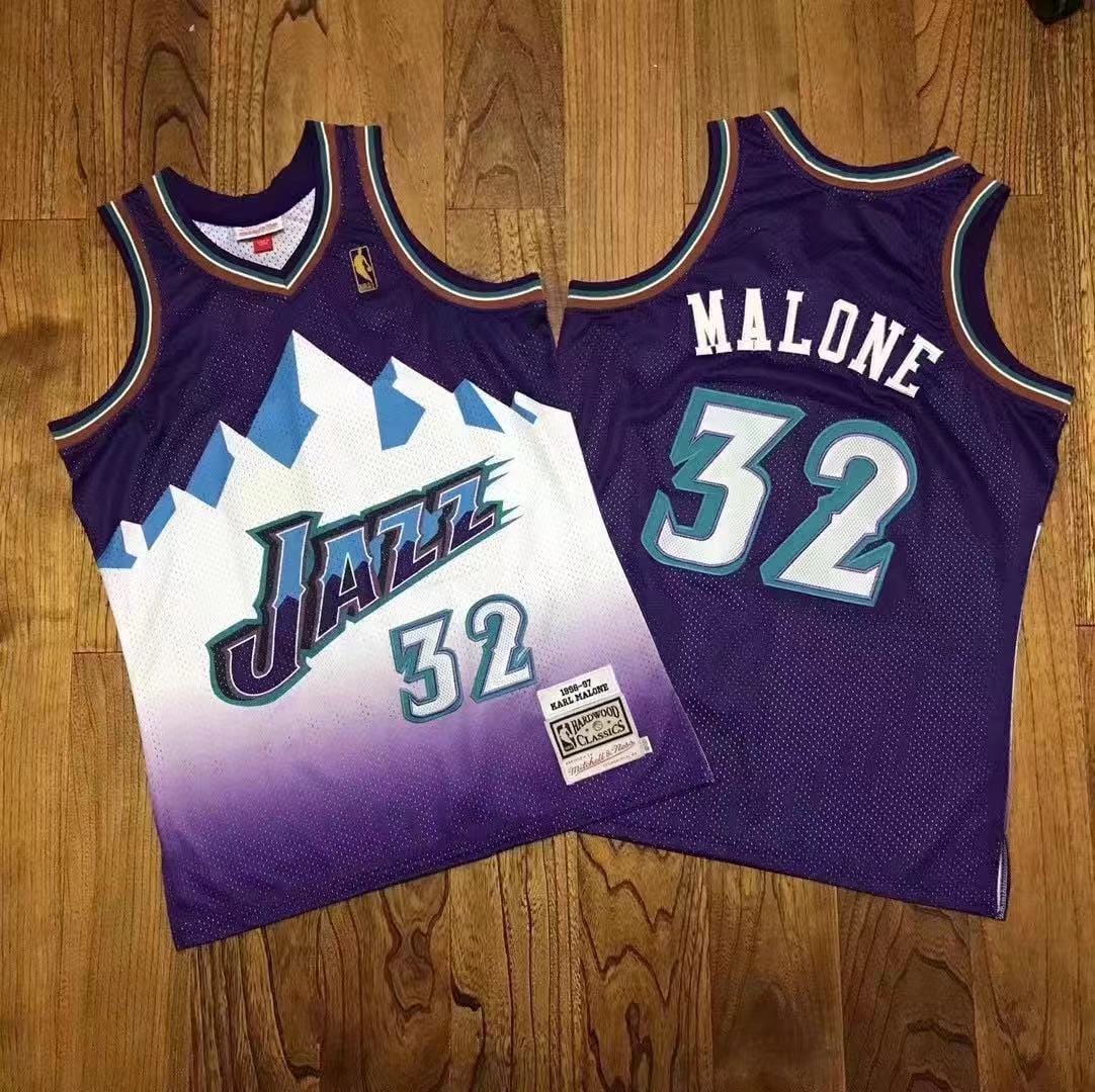 Karl Malone Utah Jazz Throwback Jersey