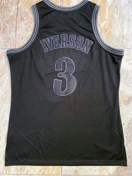 Allen Iverson Philadelphia 76ers 3 Black MN