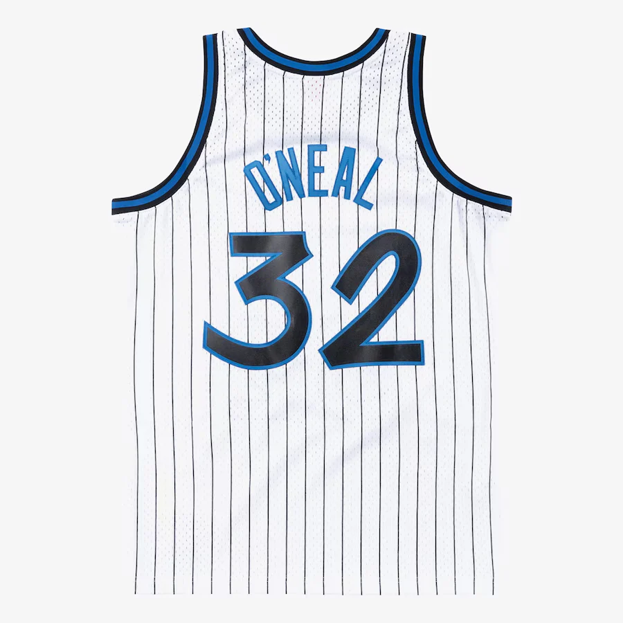 Shaquille O'Neal Orlando Magic White Throwback Jersey