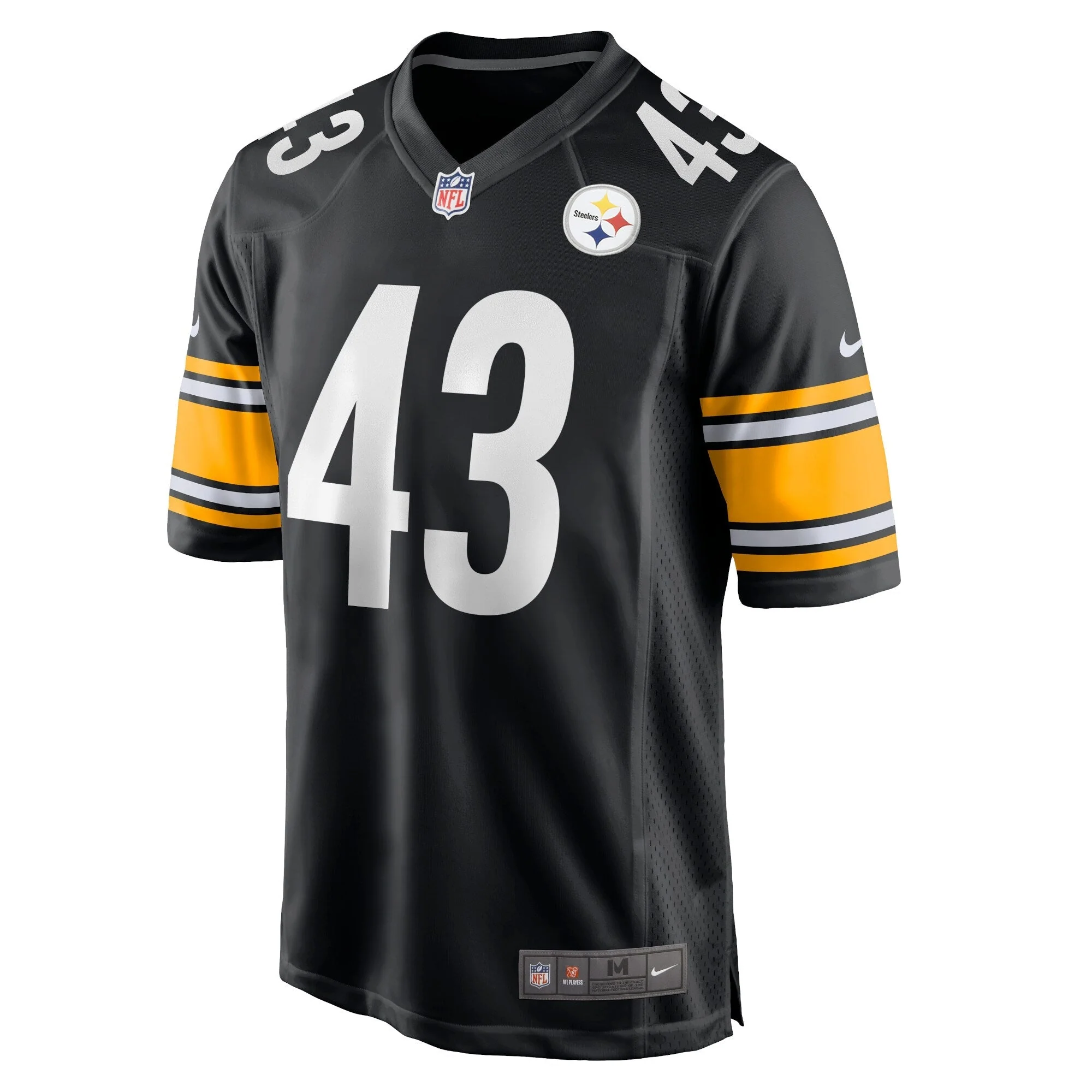 Troy Polamalu Pittsburgh Steelers Nike Retired   Game Jersey - Black