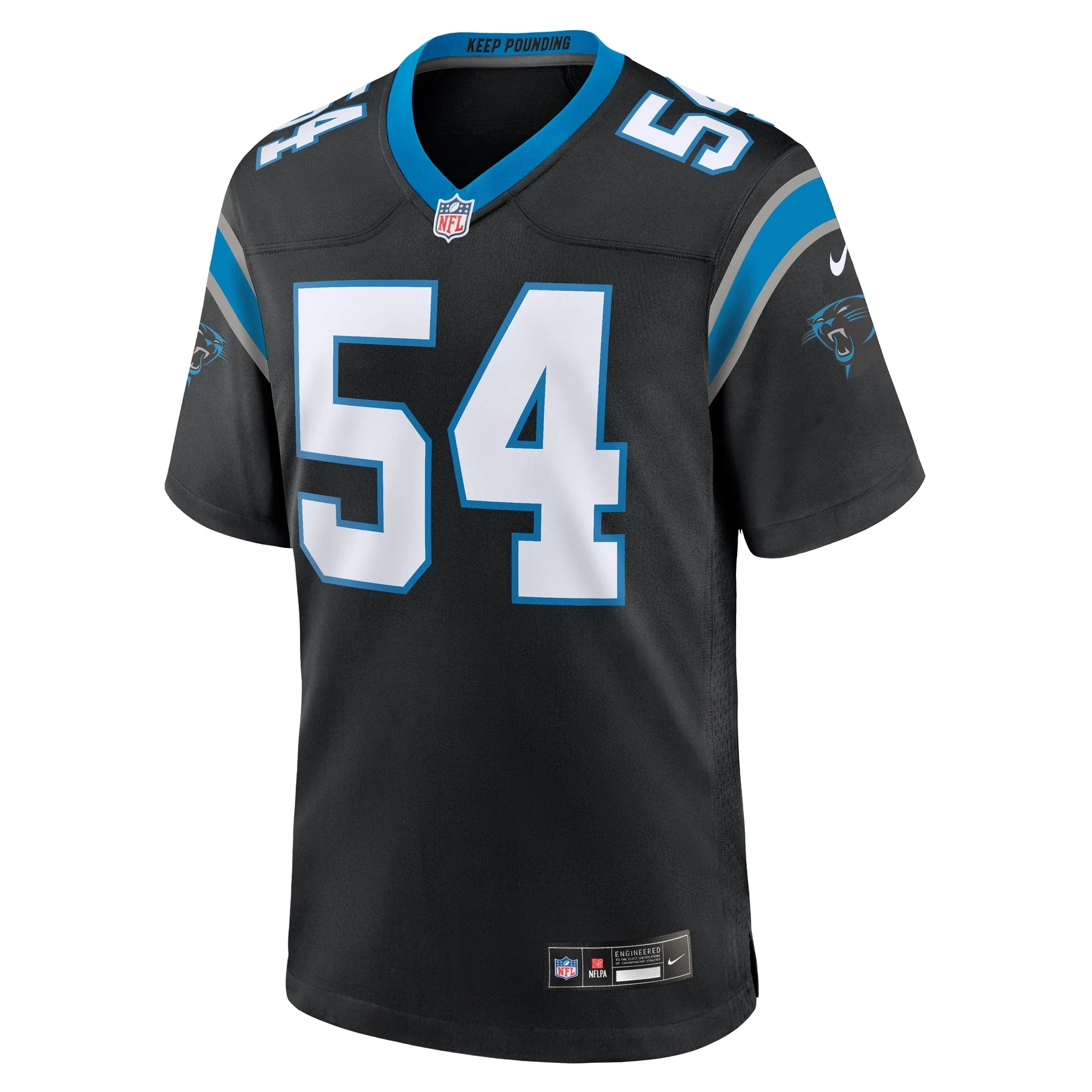 Kamu Grugier-Hill Carolina Panthers Nike Game Jersey - Black