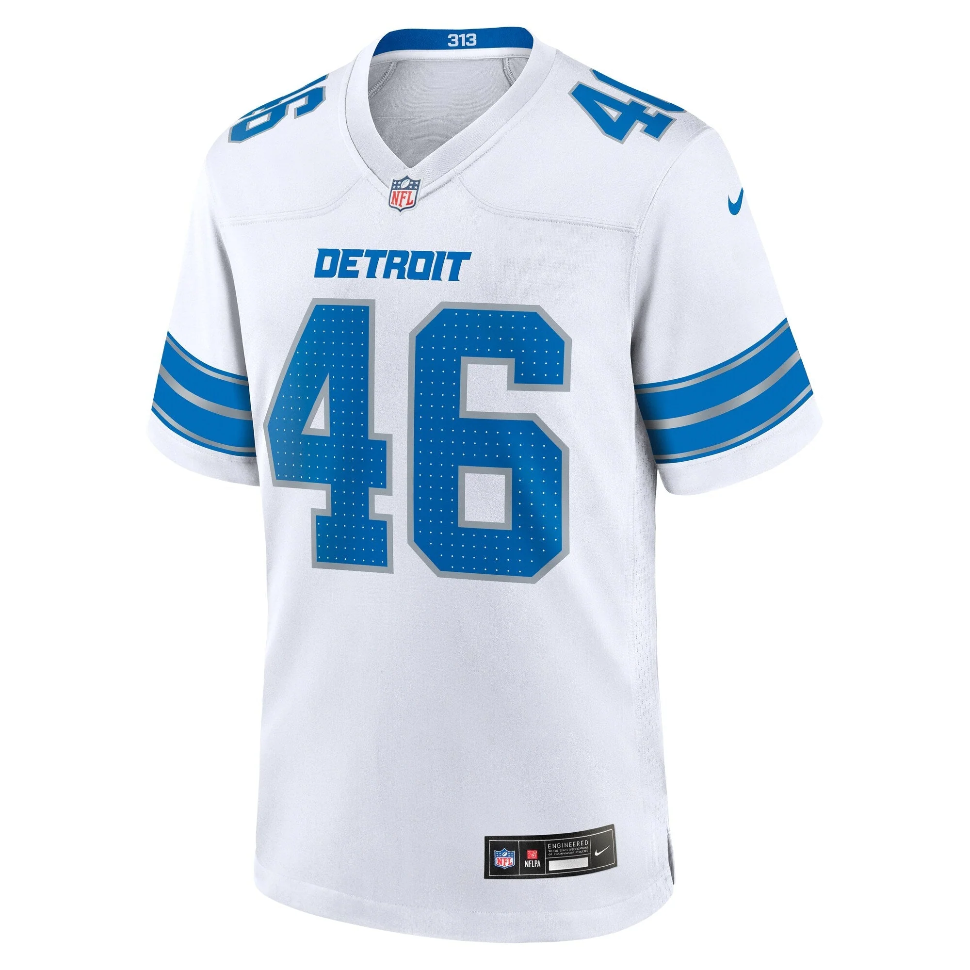 Jack Campbell Detroit Lions Nike White Game Jersey -  White