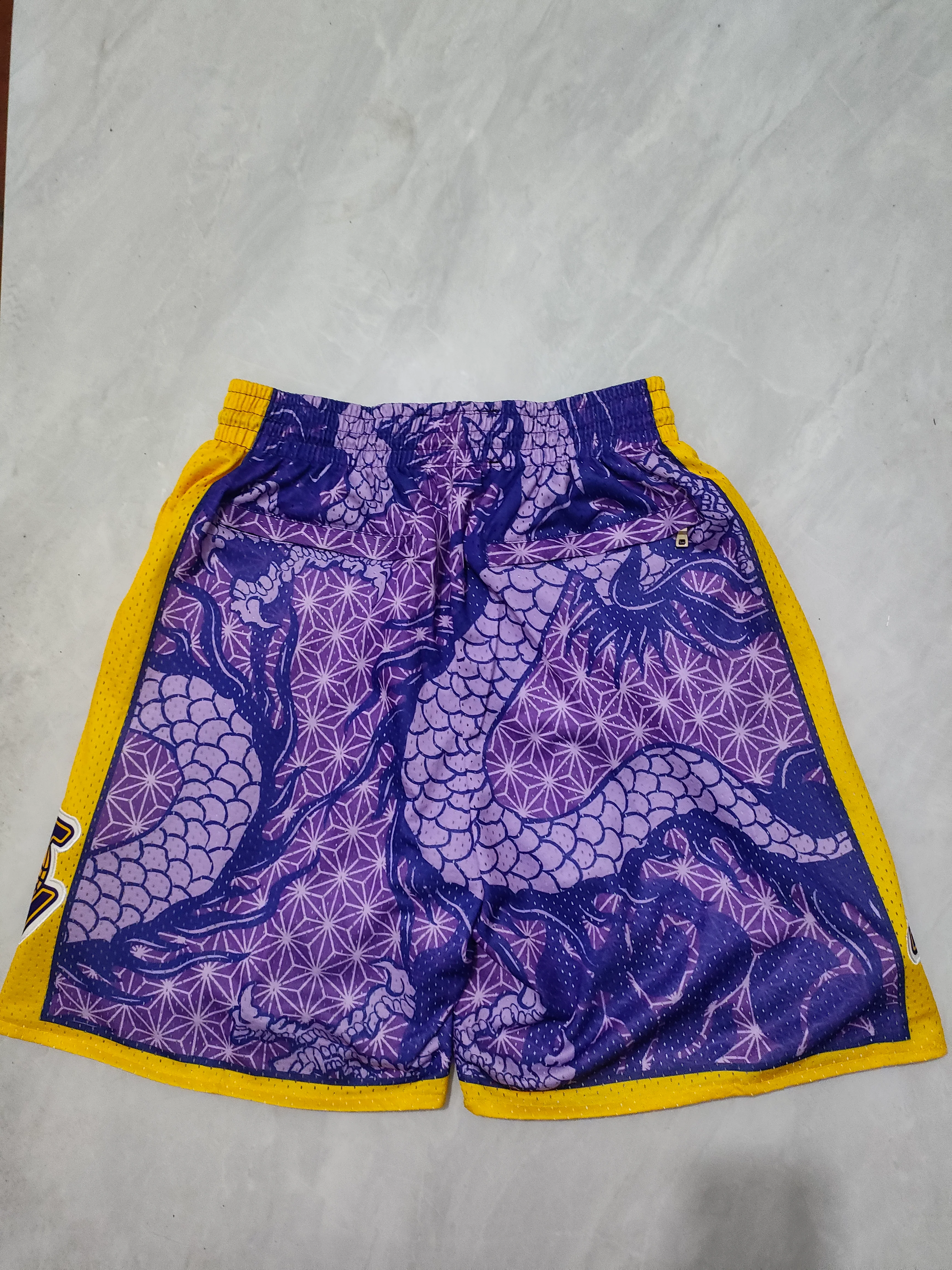 JUST DON Los Angeles Lakers Pocket Shorts