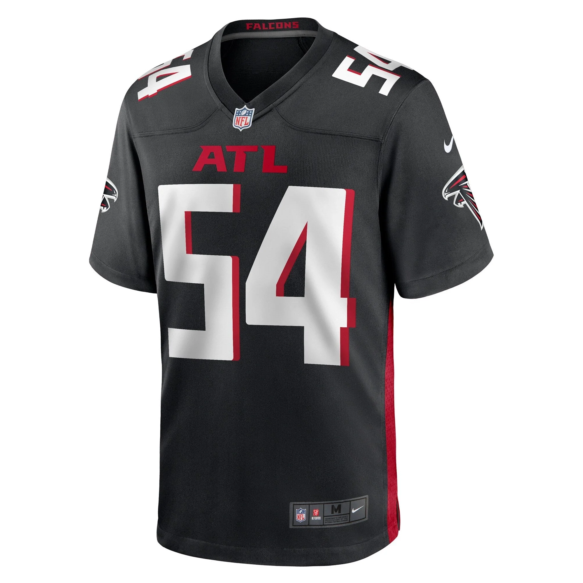 Justin Shaffer Atlanta Falcons Nike  Game Jersey -  Black