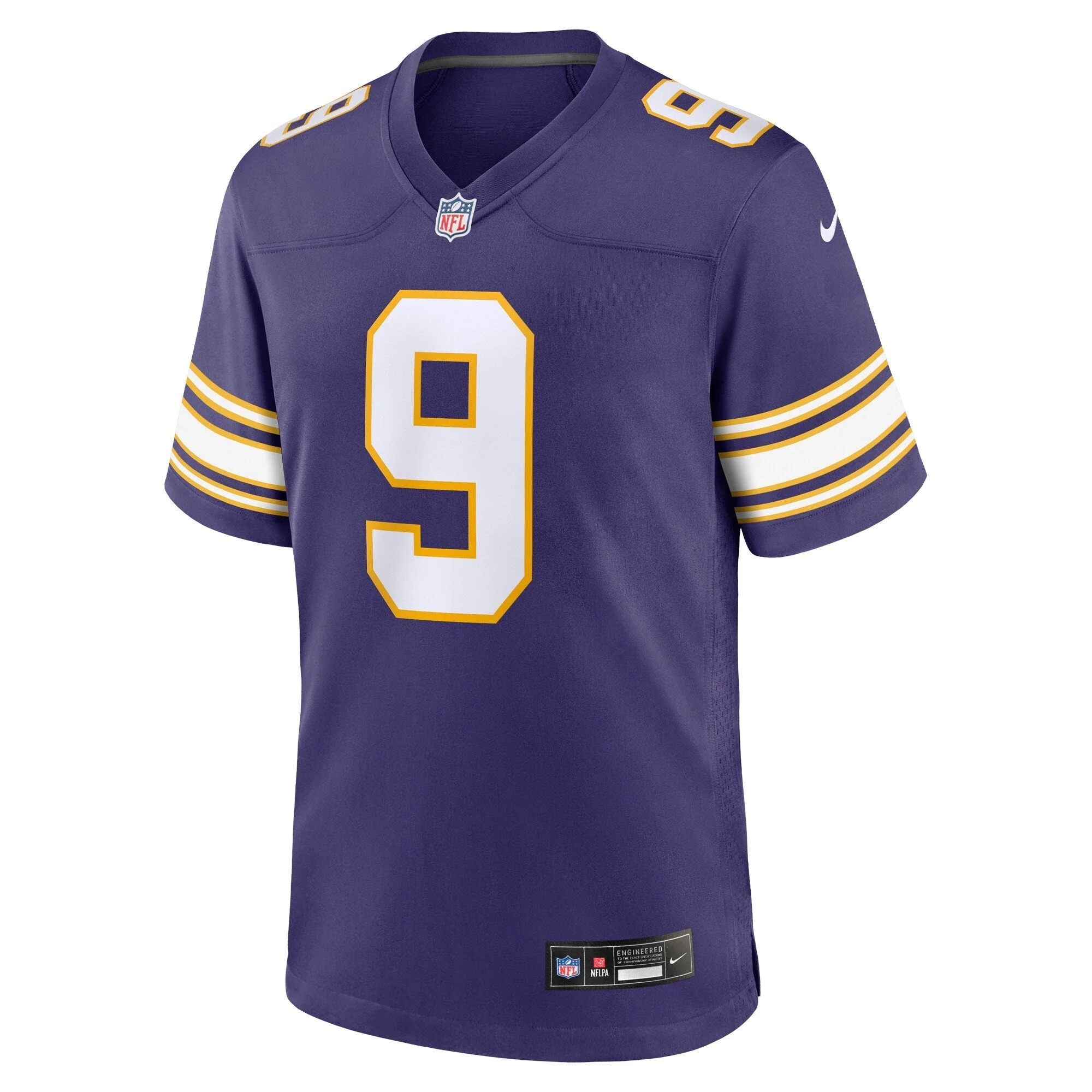 J.J. McCarthy Minnesota Vikings Nike 2nd Alternate 2024 NFL active First Round Pick   Game Jersey - Purple