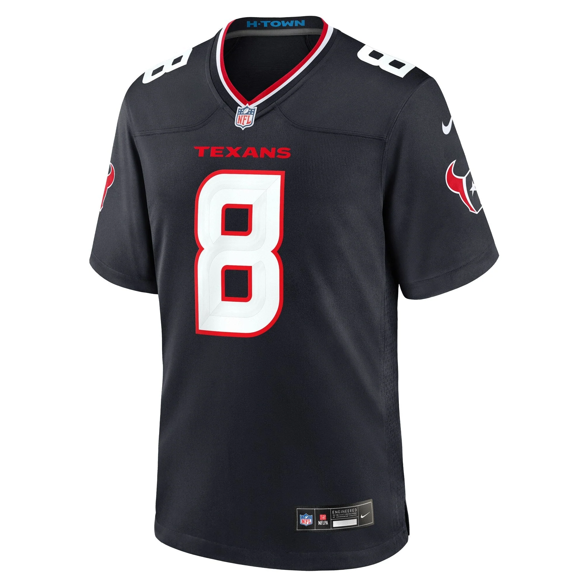 John Metchie III Houston Texans Nike Team Game Jersey -  Navy
