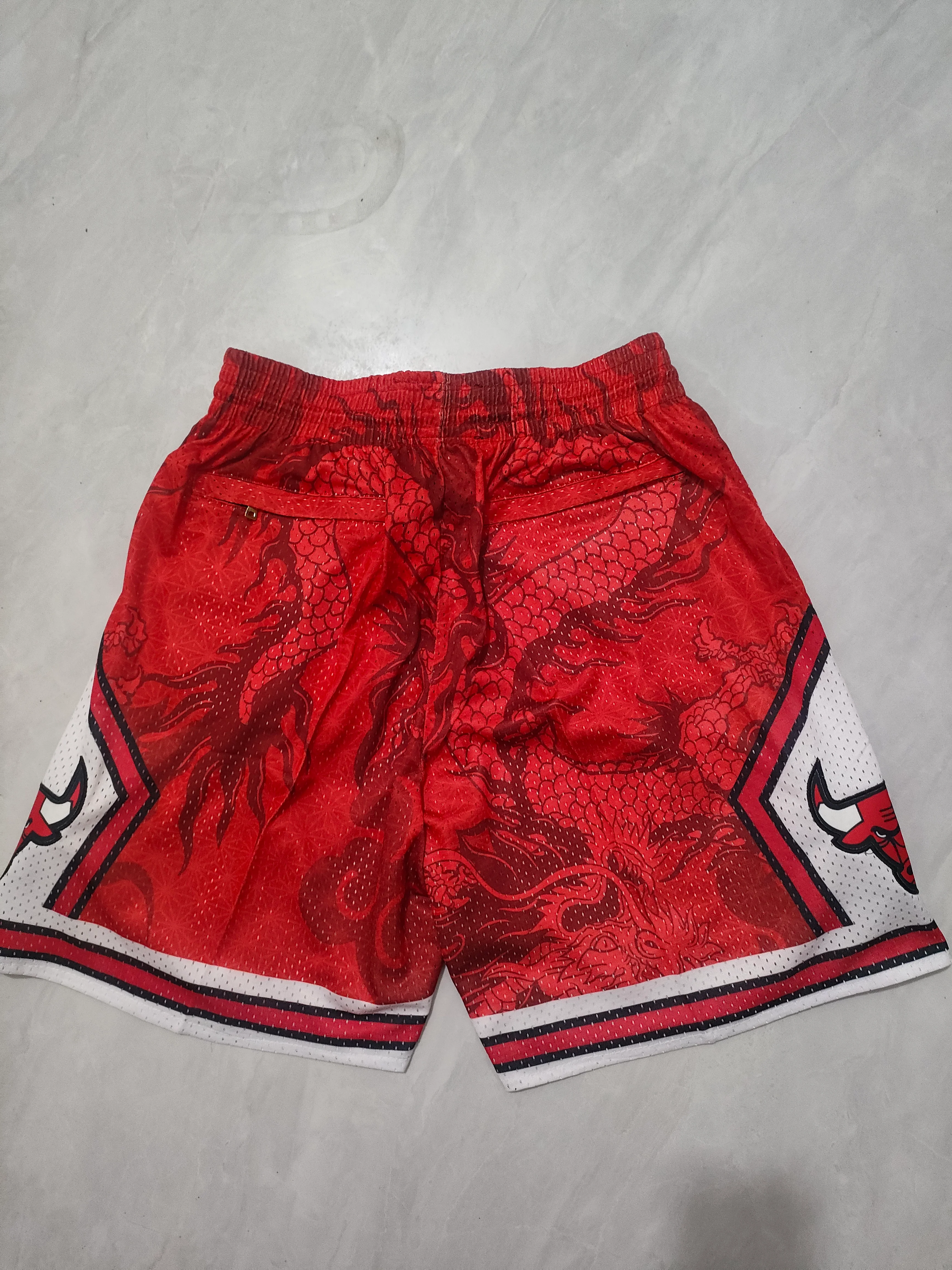 JUST DON Chicago Bulls Dragon Year Limited Edition Pocket Shorts