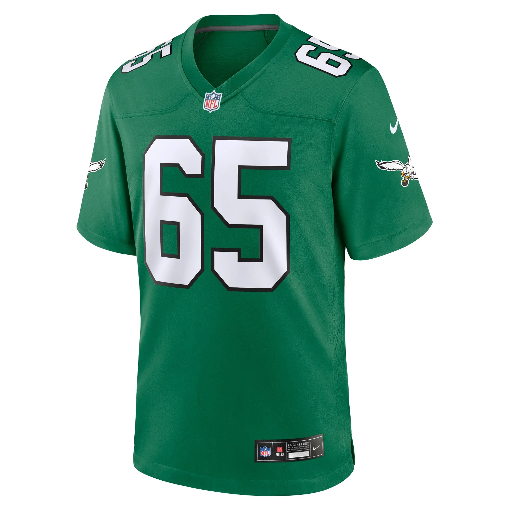 Lane Johnson Philadelphia Eagles Nike Alternate Game Jersey - Kelly Green