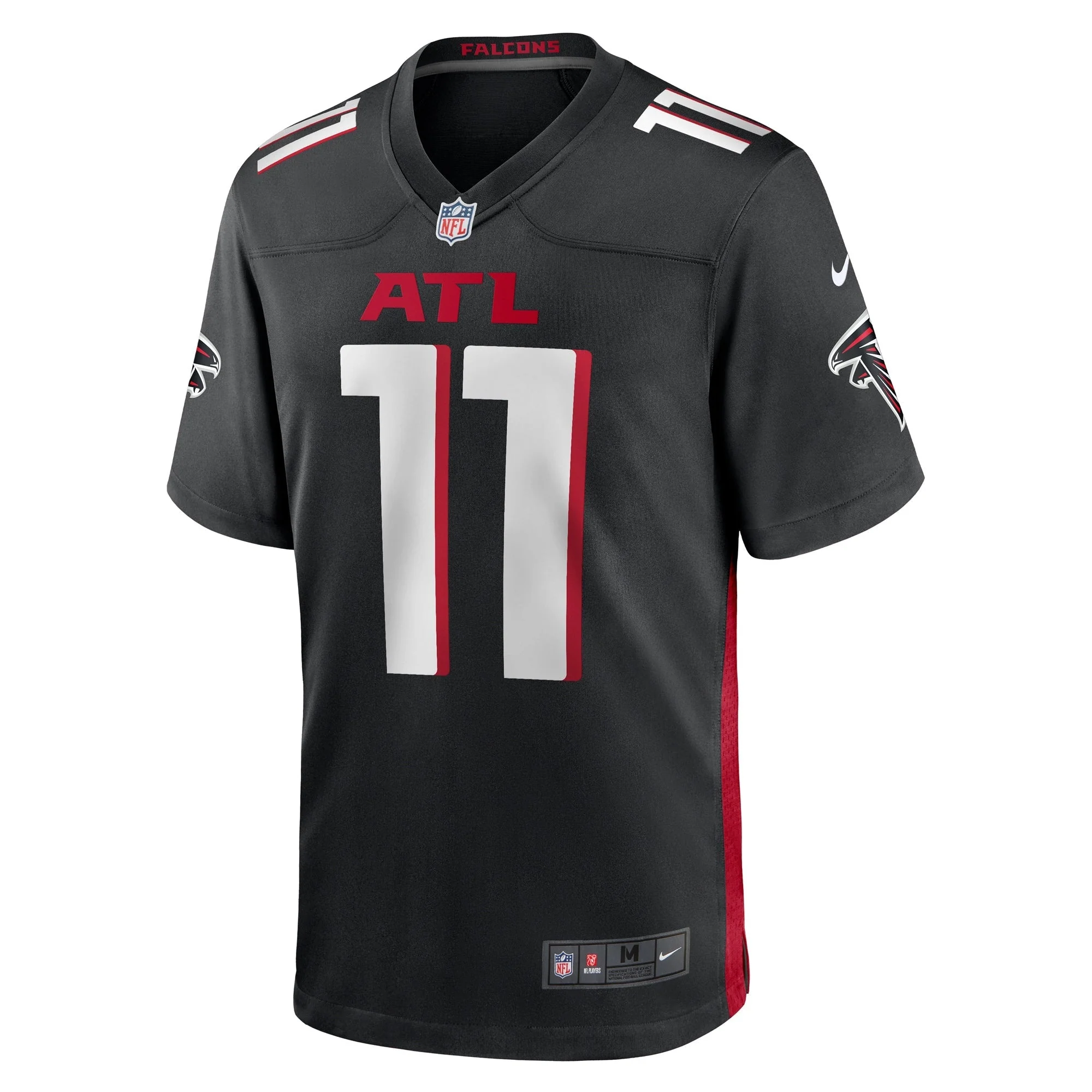 Logan Woodside Atlanta Falcons Nike Team Game Jersey -  Black