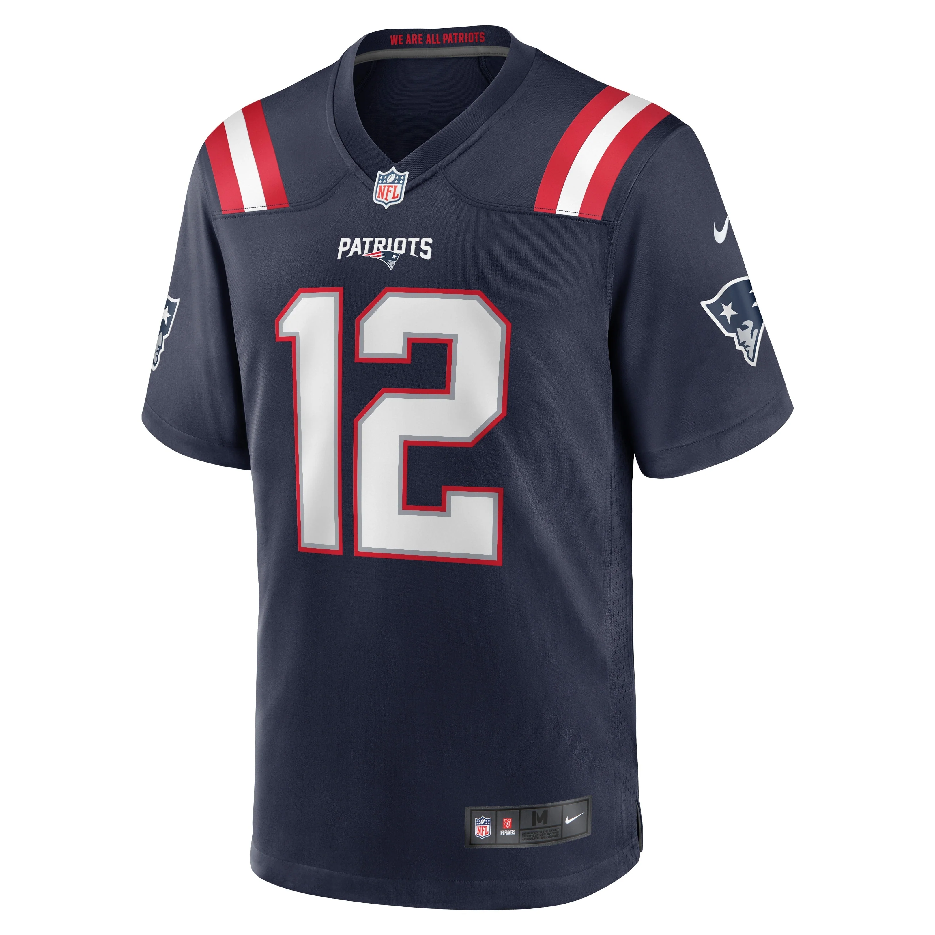 Tom Brady New England Patriots Nike Game Retired   Jersey - Navy