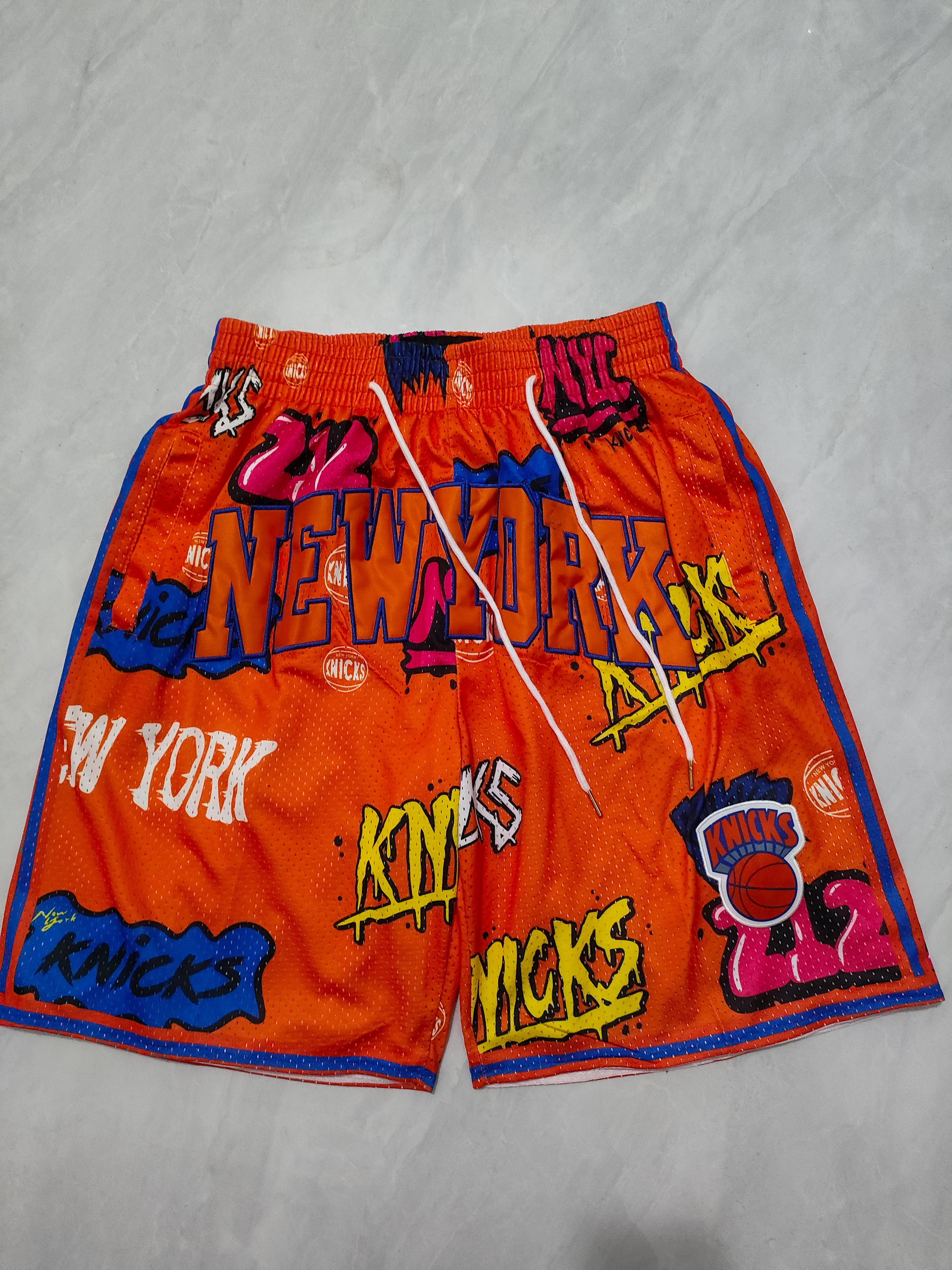JUST DON New York Knicks Pocket Shorts