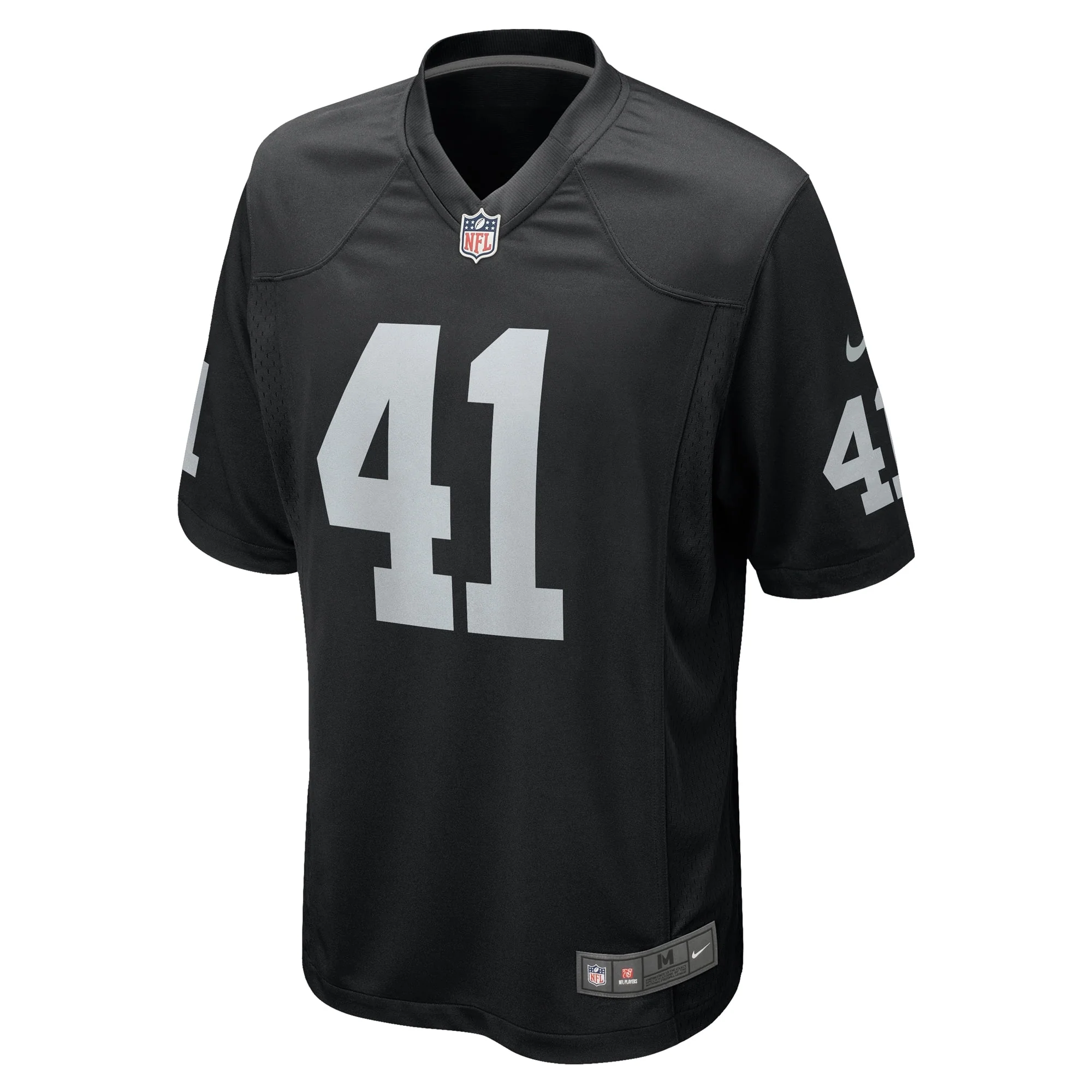 Robert Spillane Las Vegas Raiders Nike Game   Jersey - Black