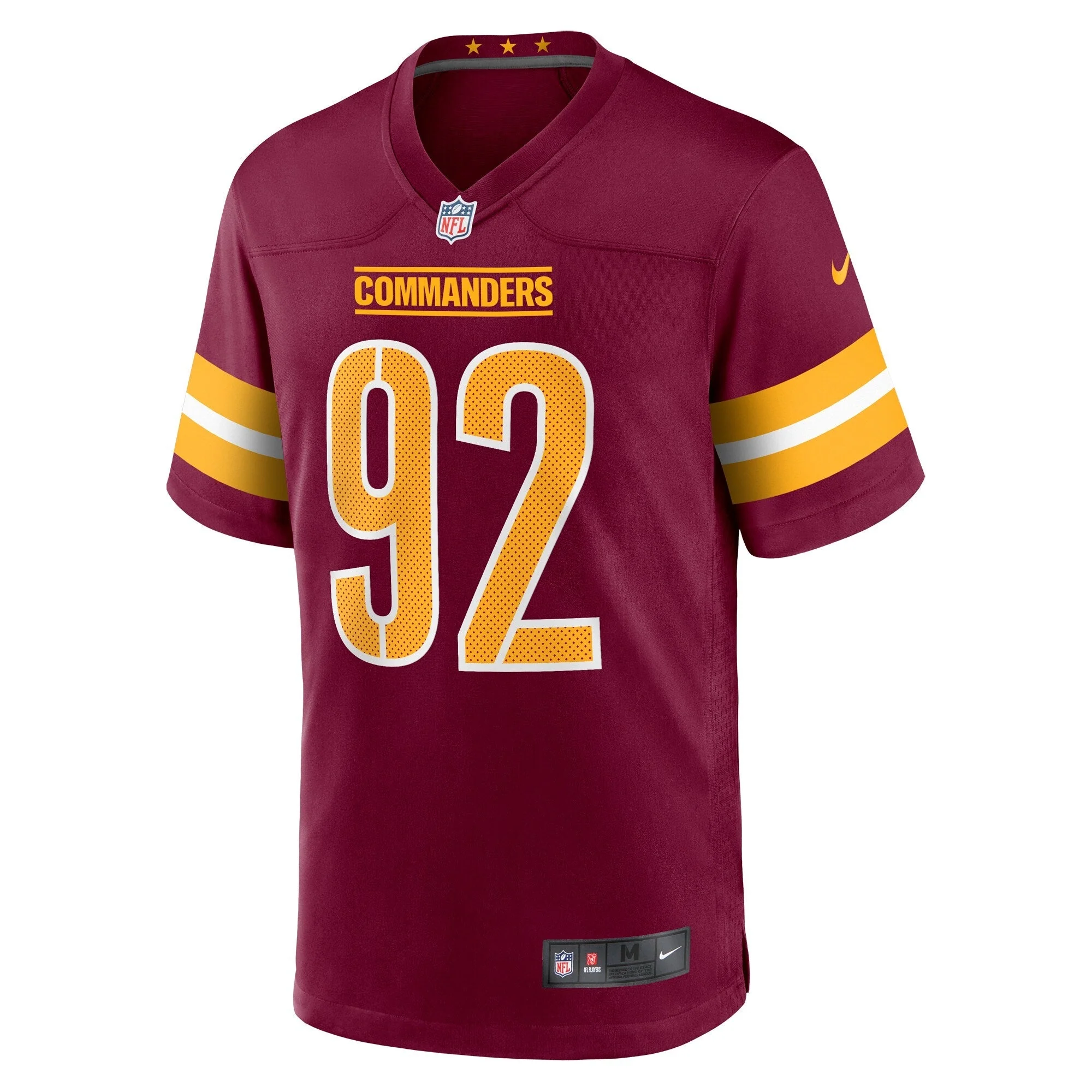 Abdullah Anderson Washington Commanders Nike Game   Jersey - Burgundy