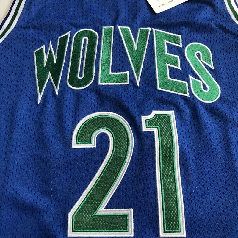 Kevin Garnett Minnesota Timberwolves 21 Blue MN