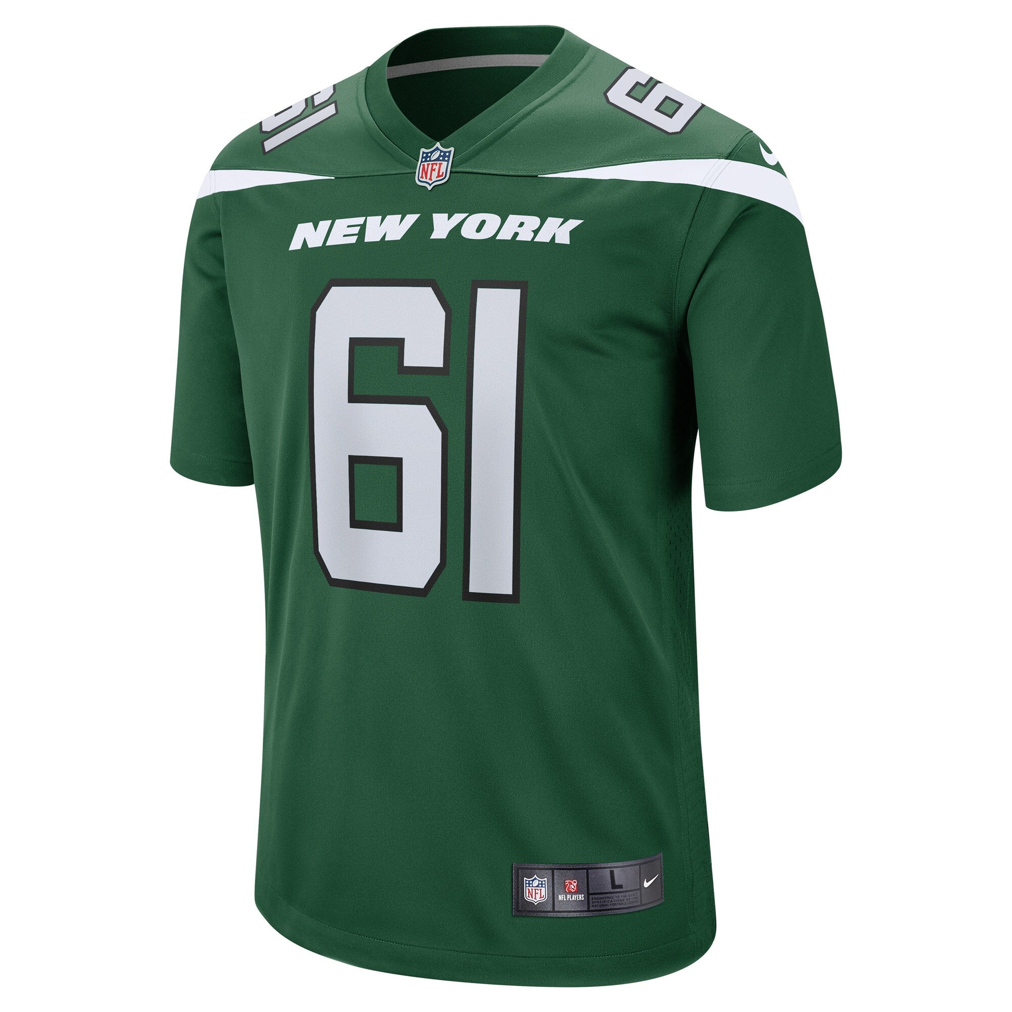 Max Mitchell New York Jets Nike Game   Jersey - Gotham Green