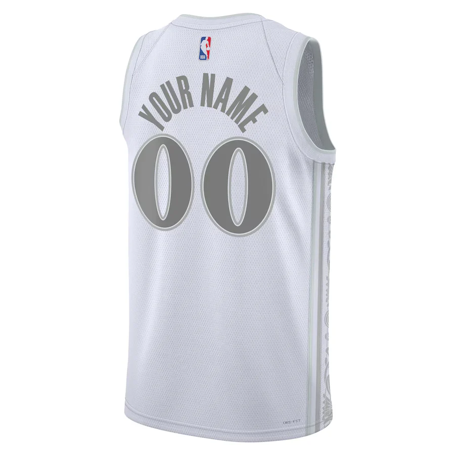 Unisex Dallas Mavericks White 2024/25 Custom Swingman Jersey - City Edition