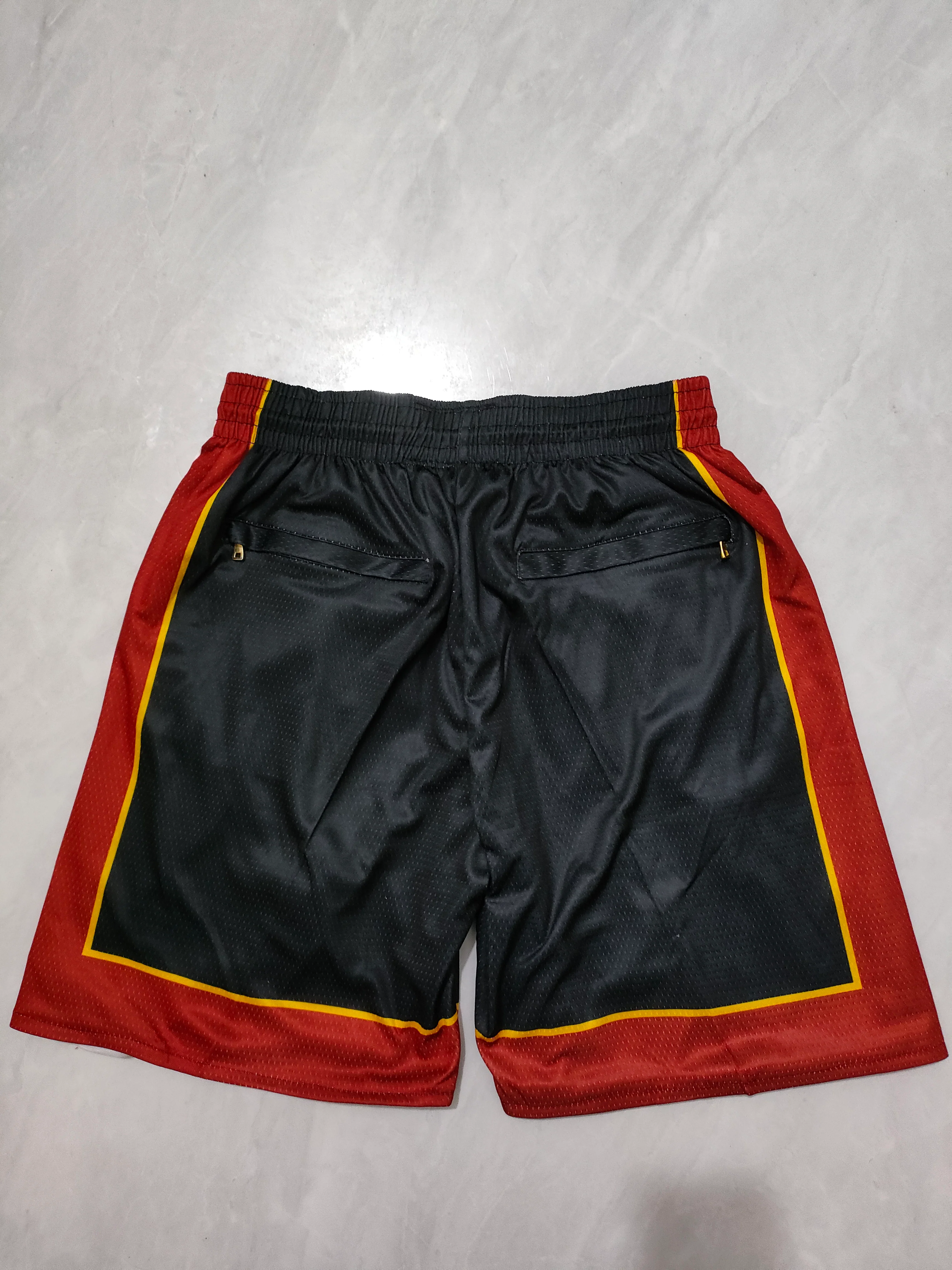 JUST DON Miami Heat Black Pocket Shorts
