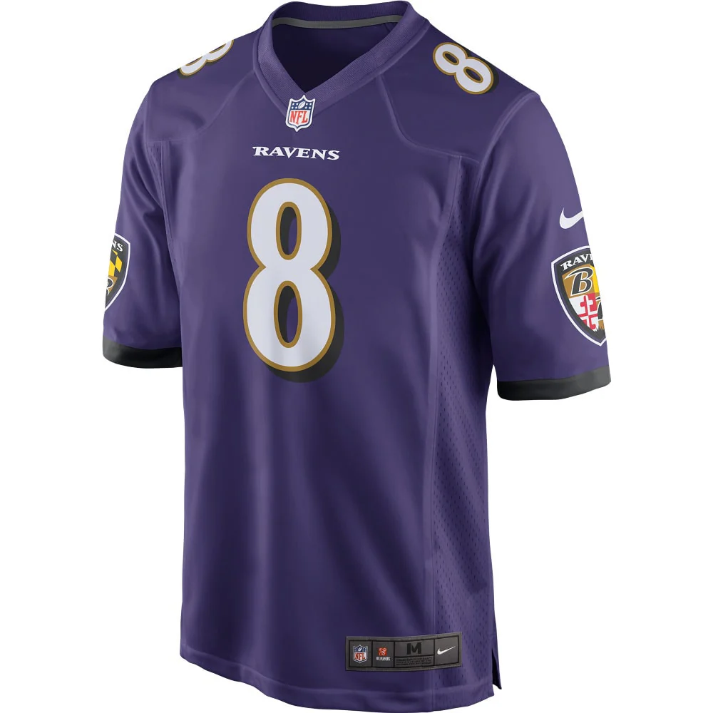 Lamar Jackson Baltimore Ravens Nike Game   Jersey - Purple