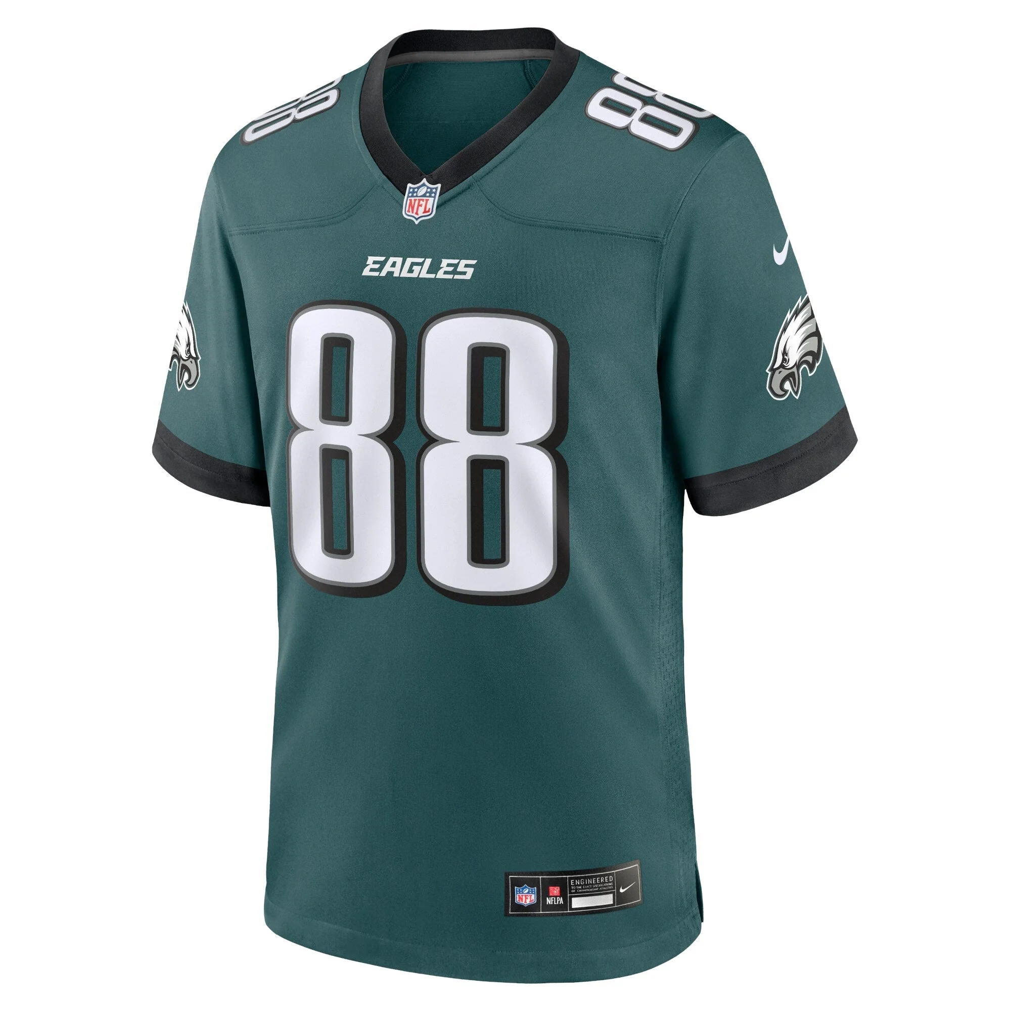 Dallas Goedert Philadelphia Eagles Nike Team Game Jersey - Midnight Green