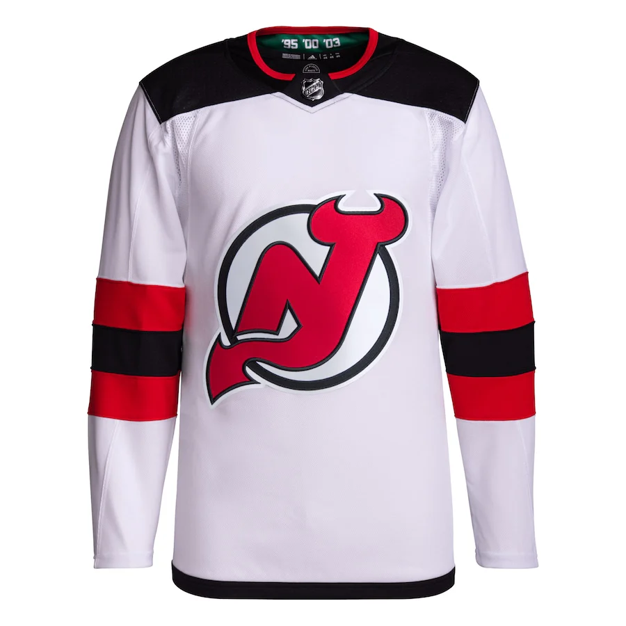 New Jersey Devils   Away Primegreen   Jersey �C White