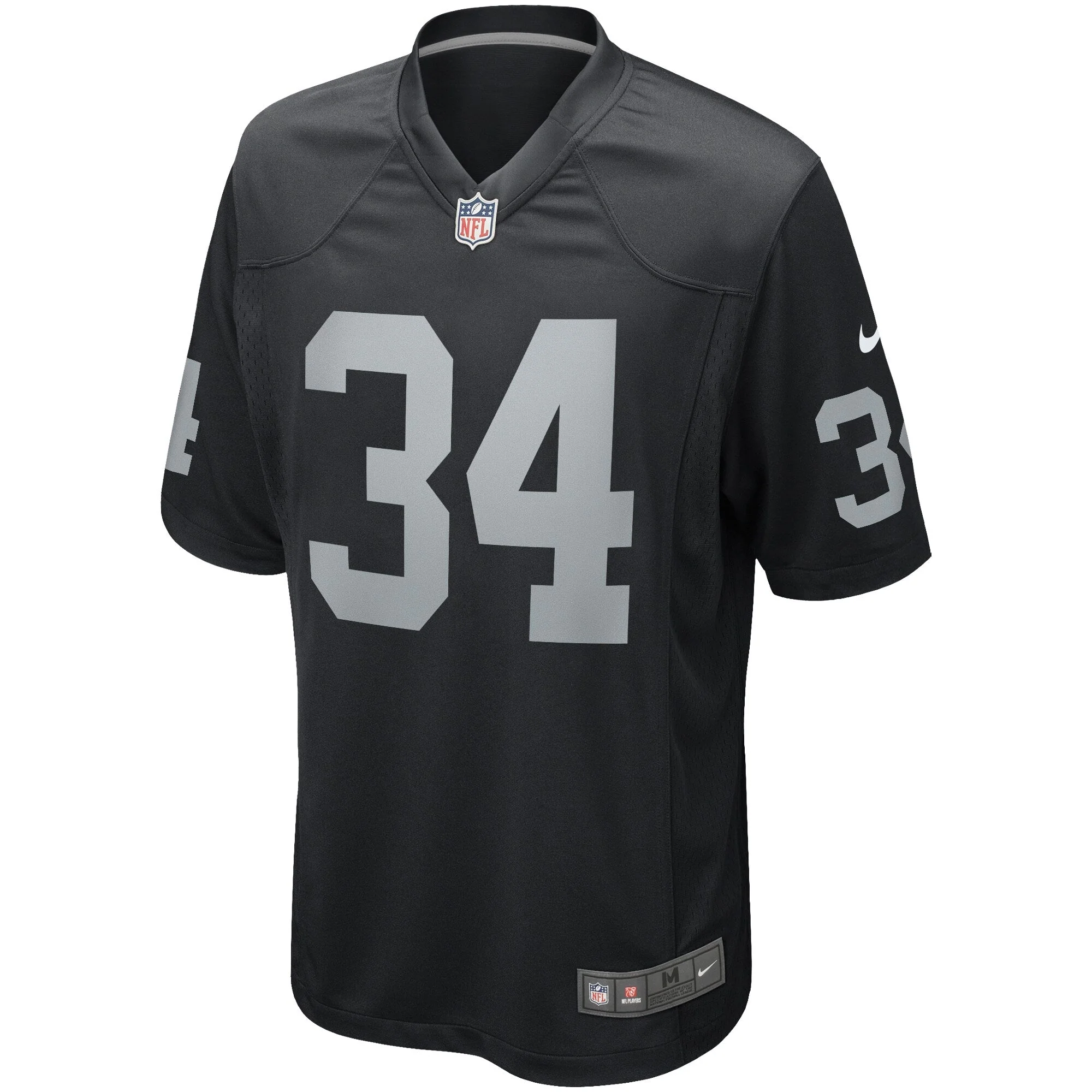 Bo Jackson Las Vegas Raiders Nike Game Retired   Jersey - Black