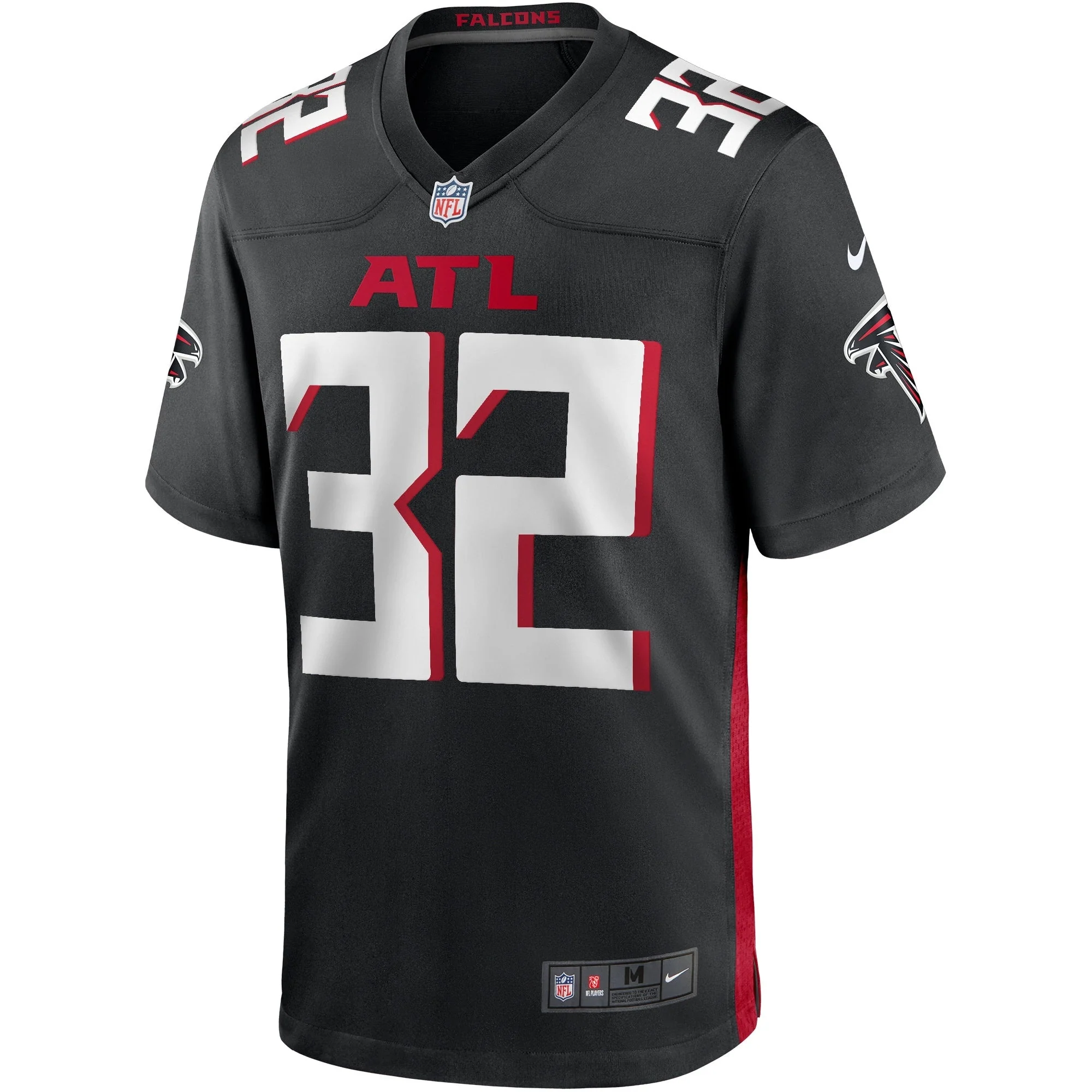 Jamal Anderson Atlanta Falcons Nike Game Retired   Jersey - Black