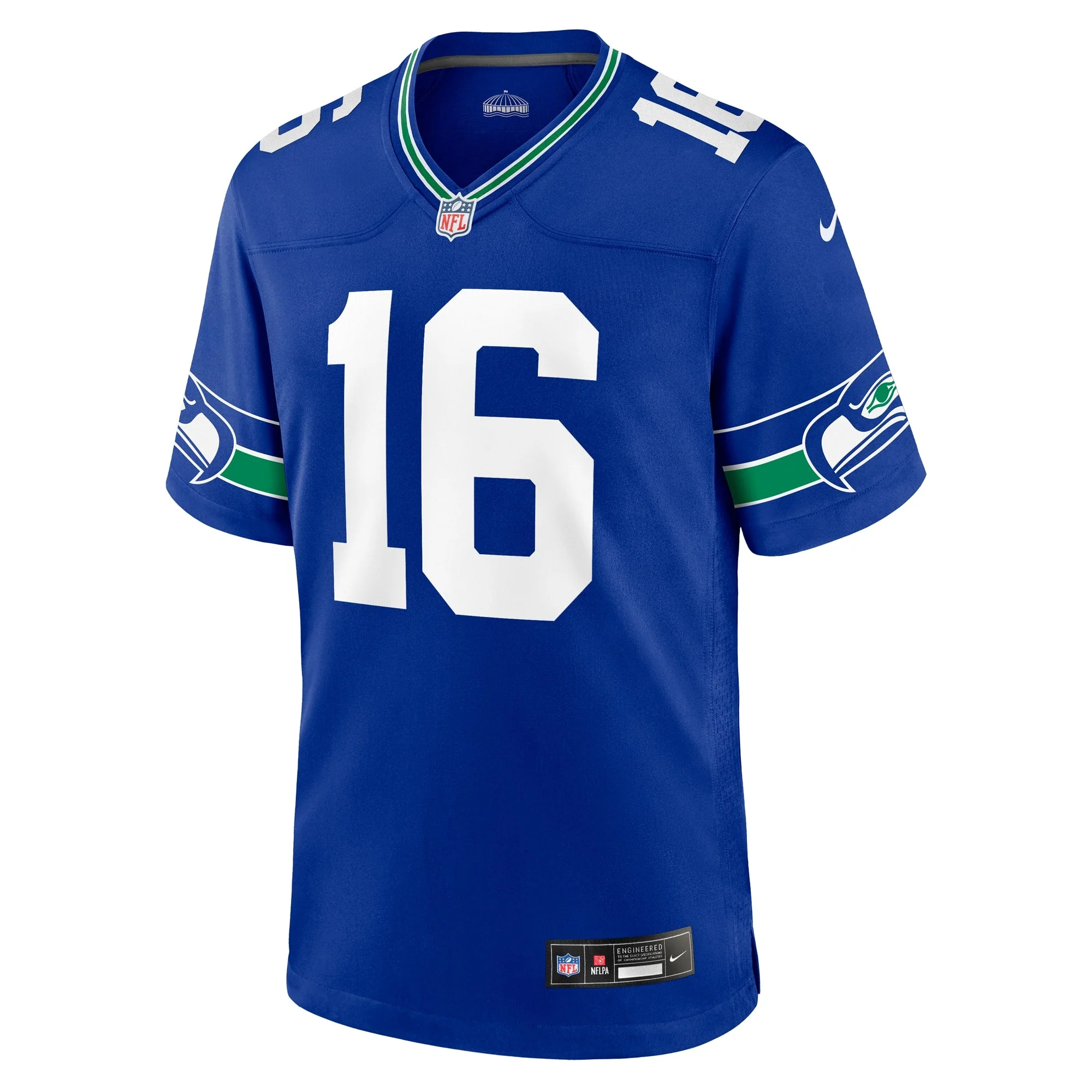 Tyler Lockett Seattle Seahawks Nike Throwback   Game Jersey - Royal