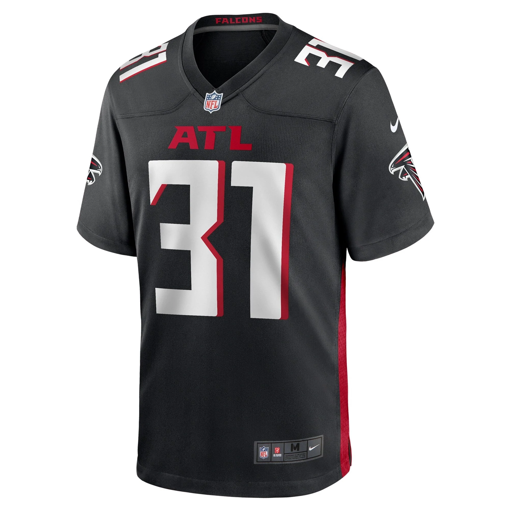 Justin Simmons Atlanta Falcons Nike Team Game Jersey -  Black
