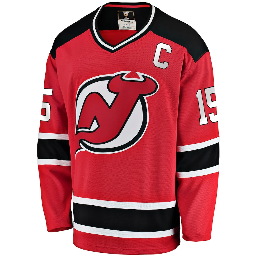 Jamie Langenbrunner New Jersey Devils   Premier Breakaway Retired  Jersey - Red