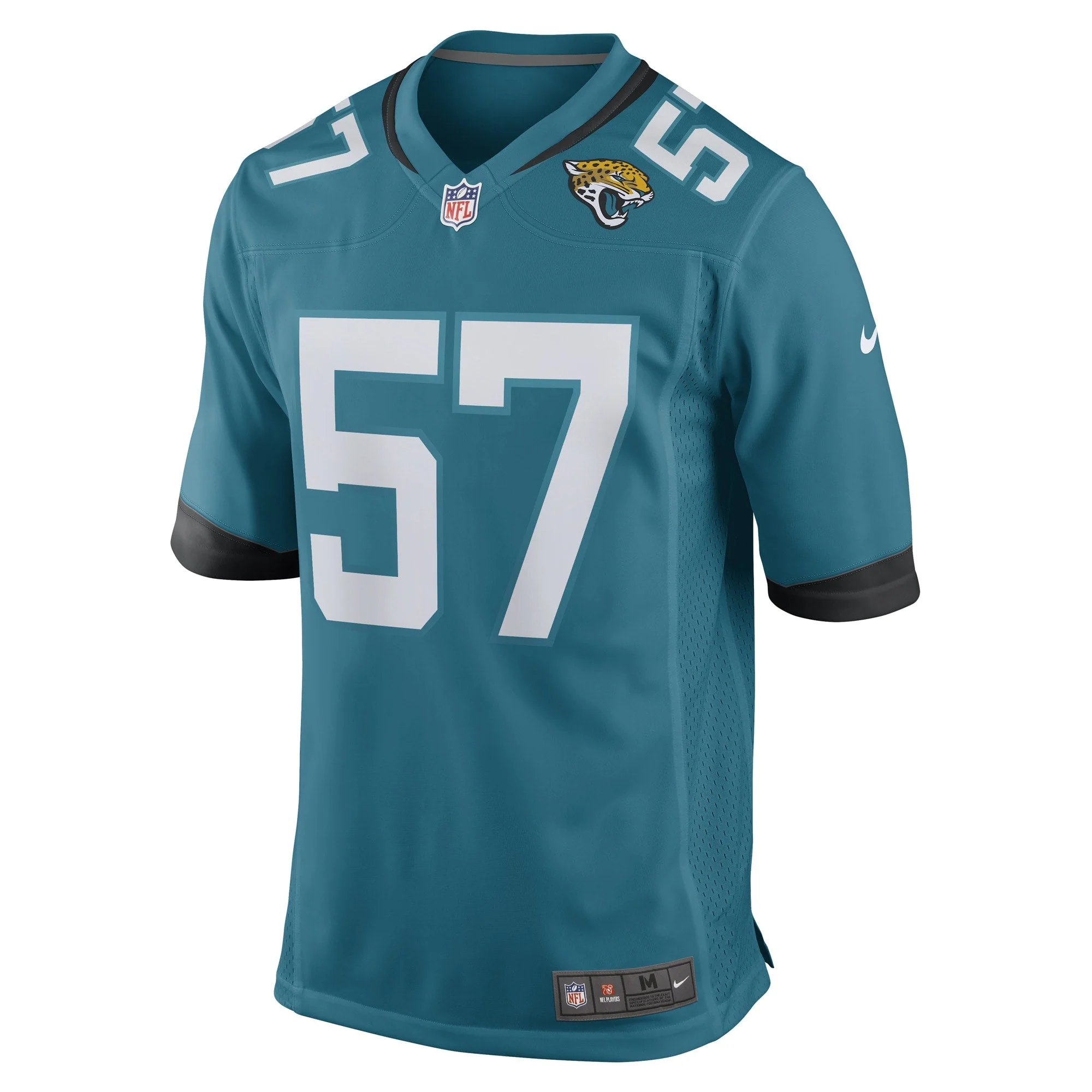 Caleb Johnson Jacksonville Jaguars Nike Game   Jersey - Teal