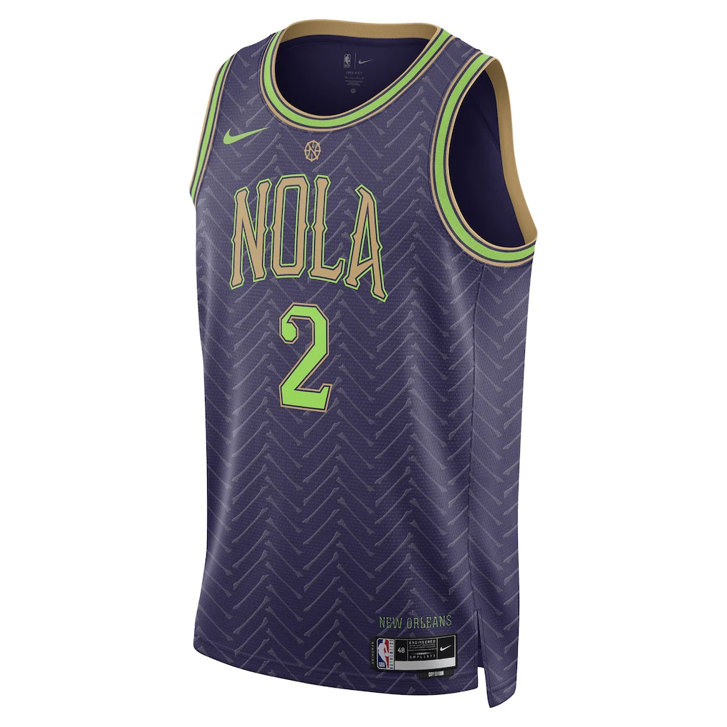 Unisex New Orleans Pelicans Herbert Jones Purple 2024/25 Swingman Jersey - City Edition