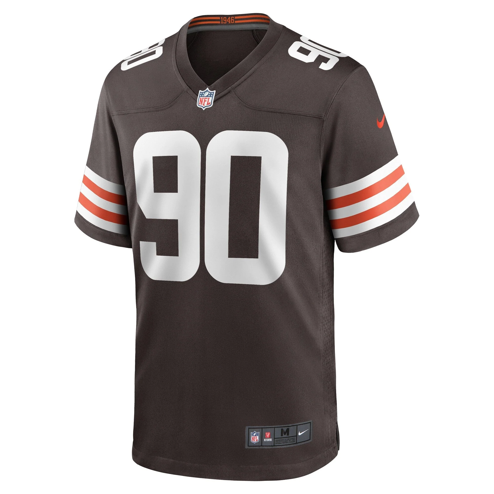 Maurice Hurst Cleveland Browns Nike Game   Jersey - Brown