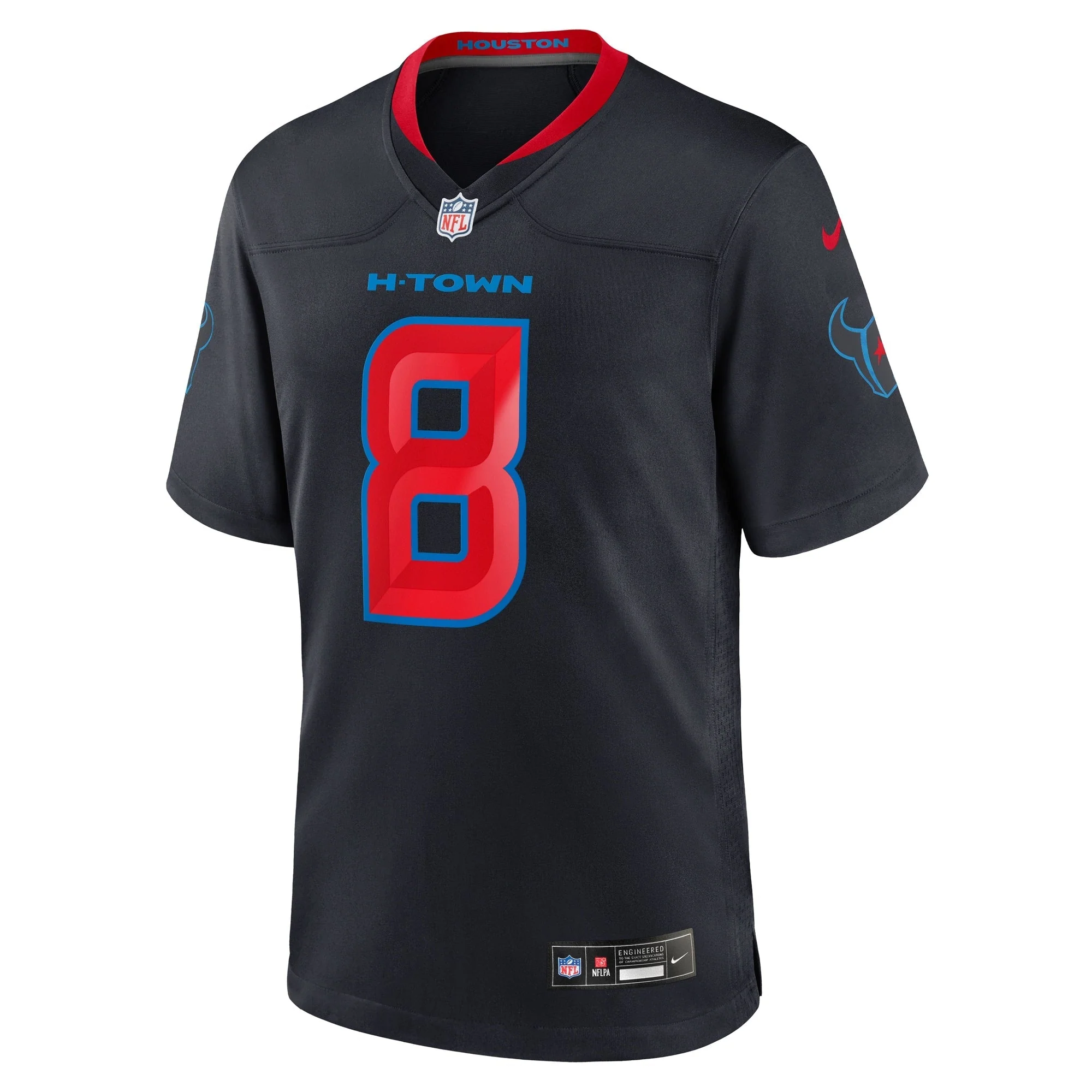 John Metchie III Houston Texans Nike 2nd Alternate Game Jersey -  Navy