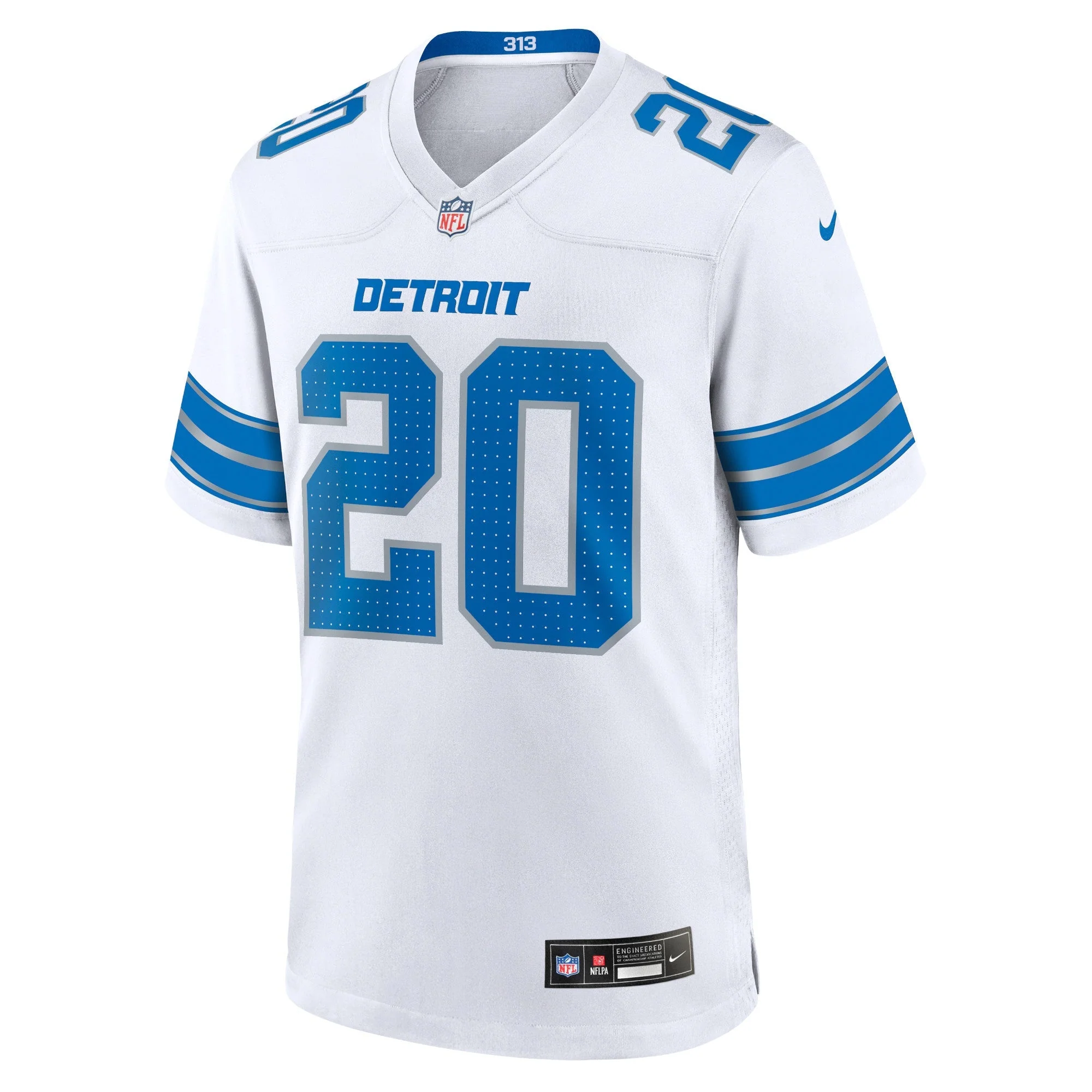 Barry Sanders Detroit Lions Nike Retired   Game Jersey - White