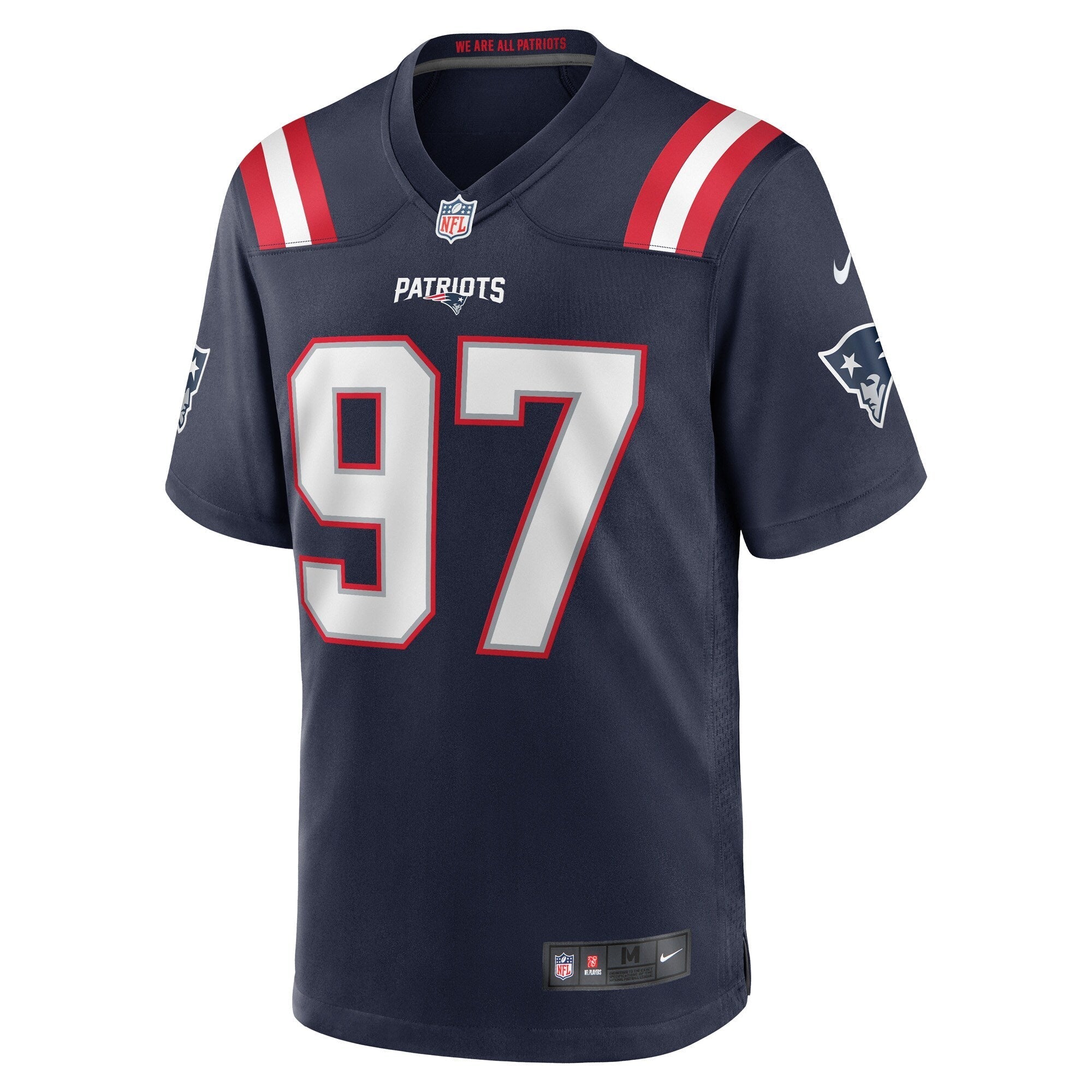 DaMarcus Mitchell New England Patriots Nike Game   Jersey - Navy