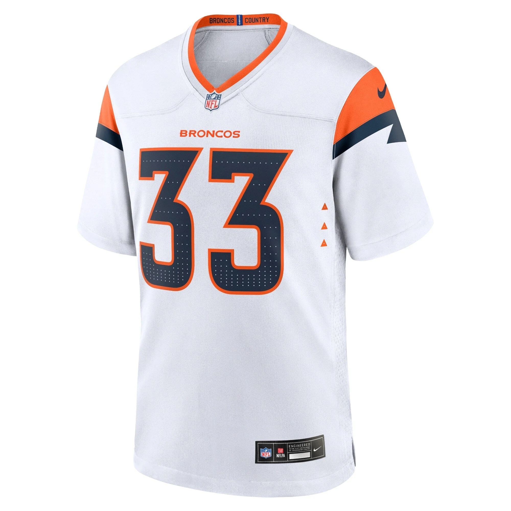 Javonte Williams Denver Broncos Nike Mile High Collection Game Jersey - White