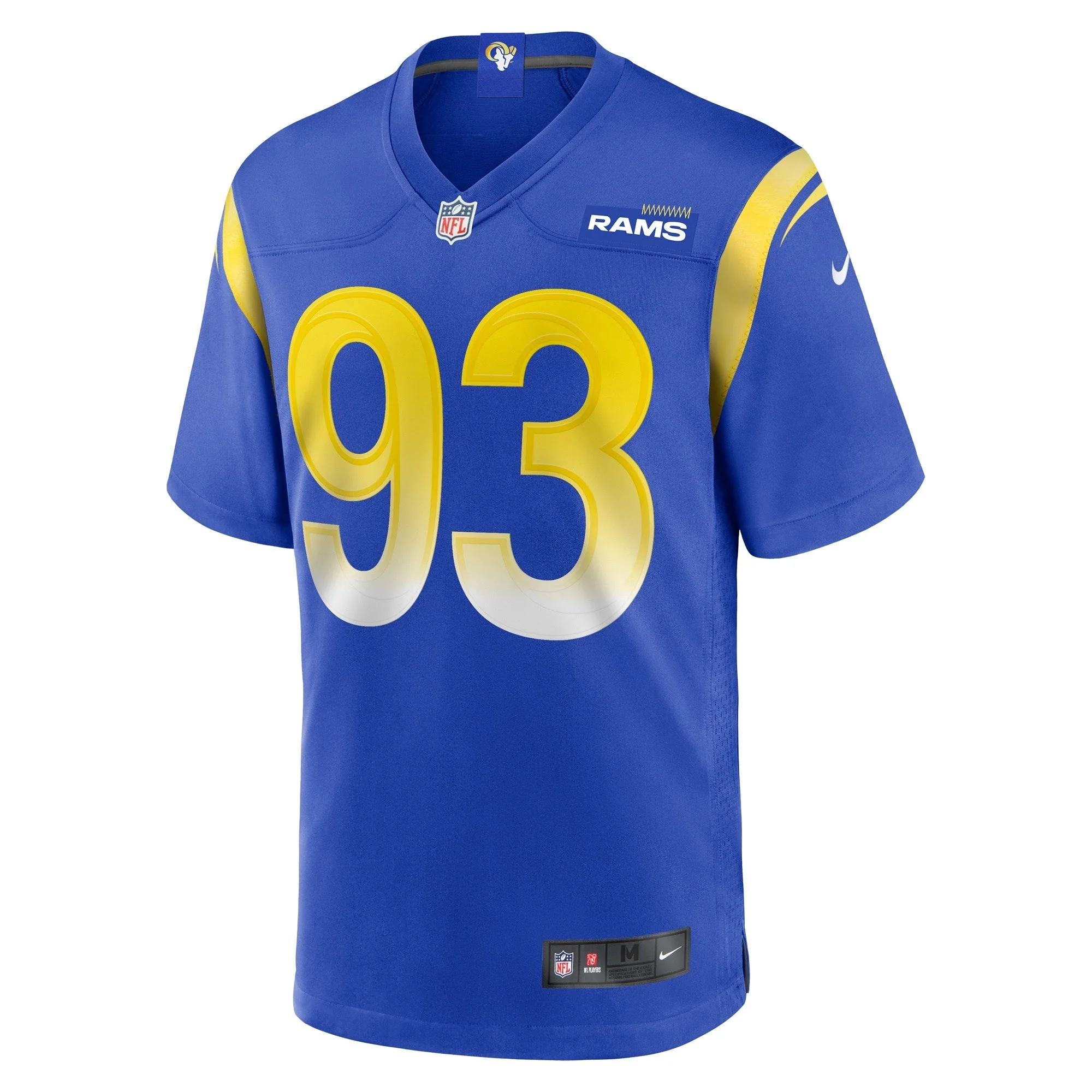 Tuli Letuligasenoa Los Angeles Rams Nike Game Jersey -  Royal