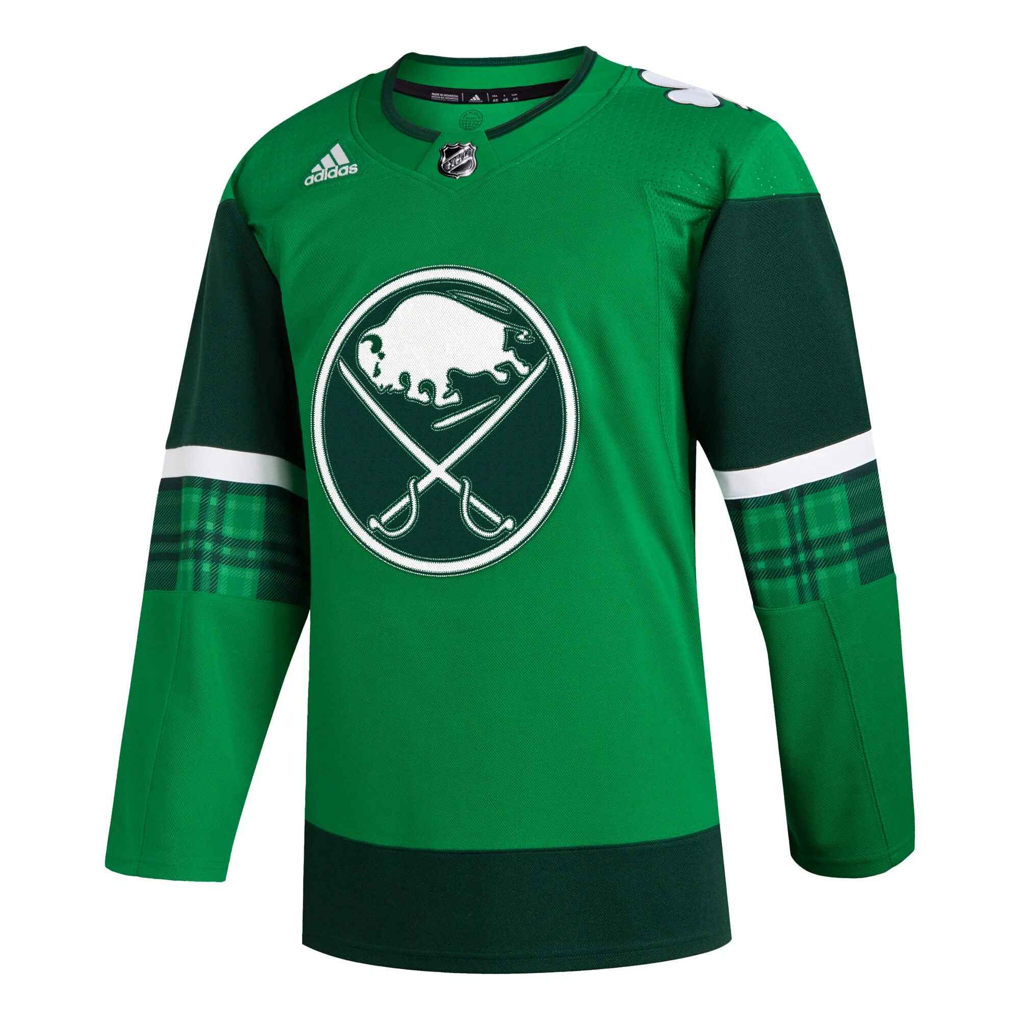Buffalo Sabres   2023 St. Patrick's Day Primegreen   Jersey - Kelly Green