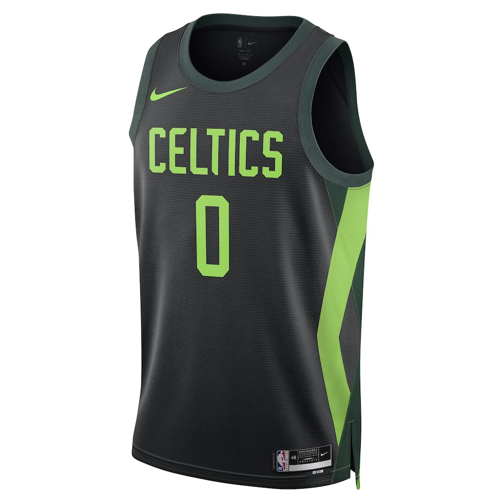 Boston Celtics Jayson Tatum Black 2024/25 Swingman Jersey