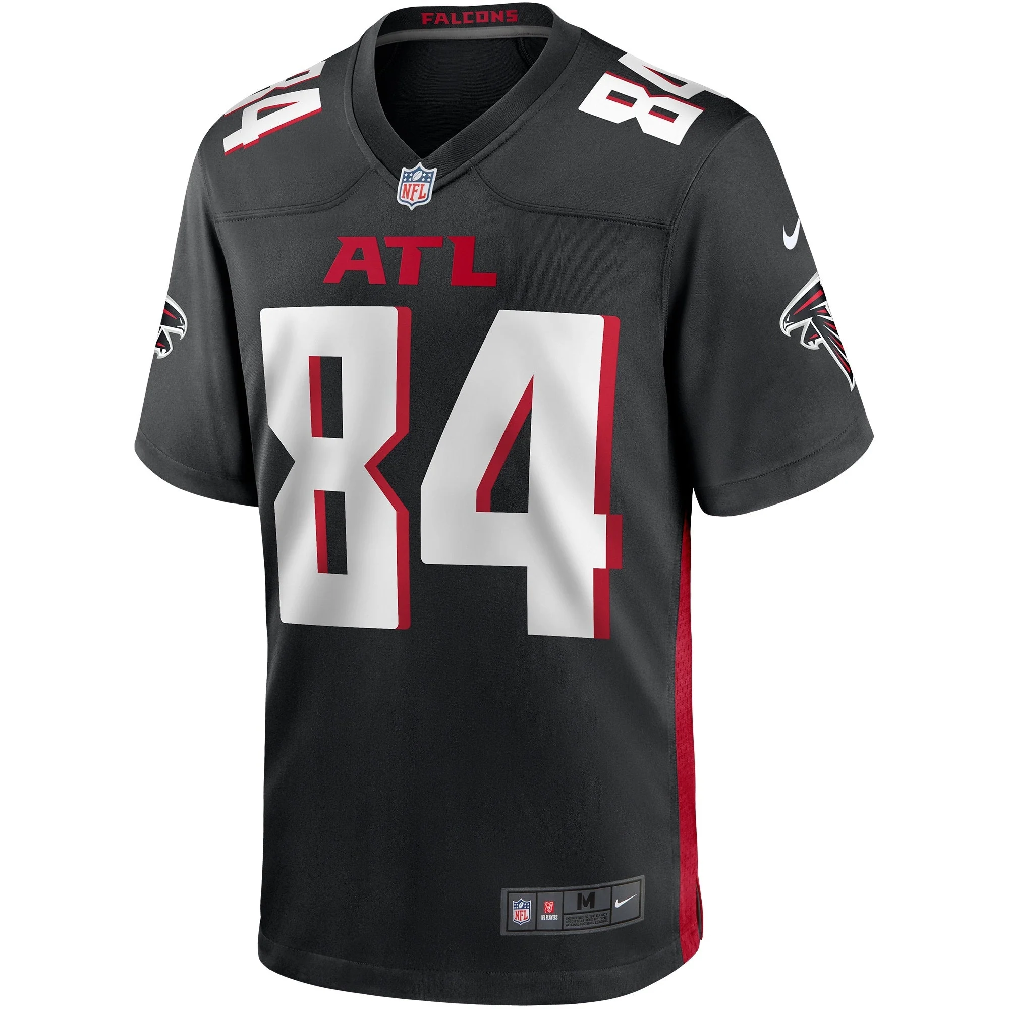 Alfred Jenkins Atlanta Falcons Nike Game Retired   Jersey - Black