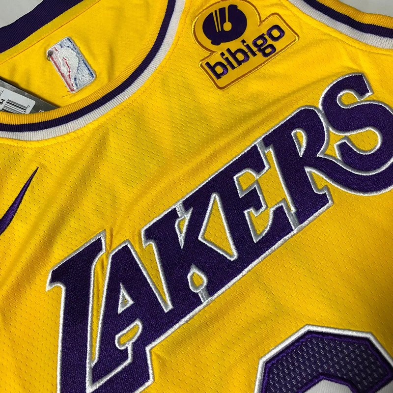 Los Angeles Lakers James Yellow 6 MN