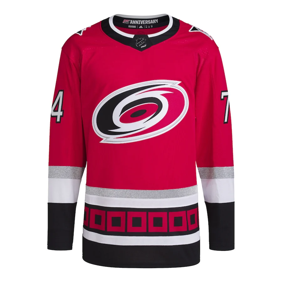 Jaccob Slavin Carolina Hurricanes   Primegreen   Pro  Jersey - Red
