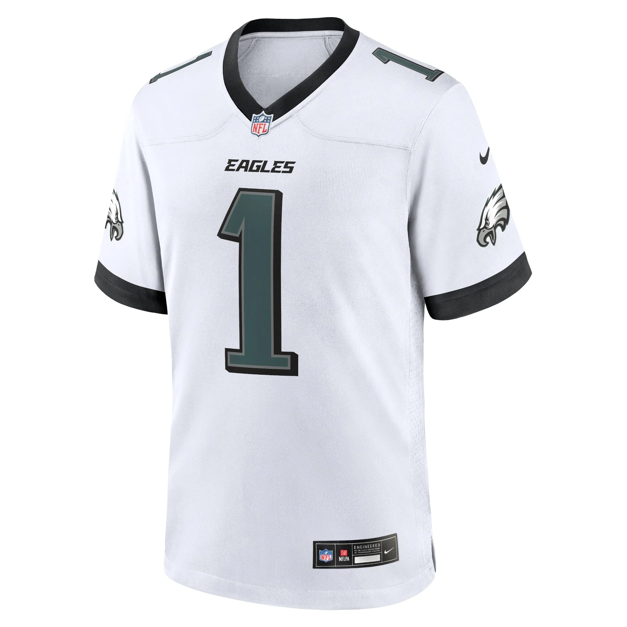 Jalen Hurts Philadelphia Eagles Nike White Game Jersey - White