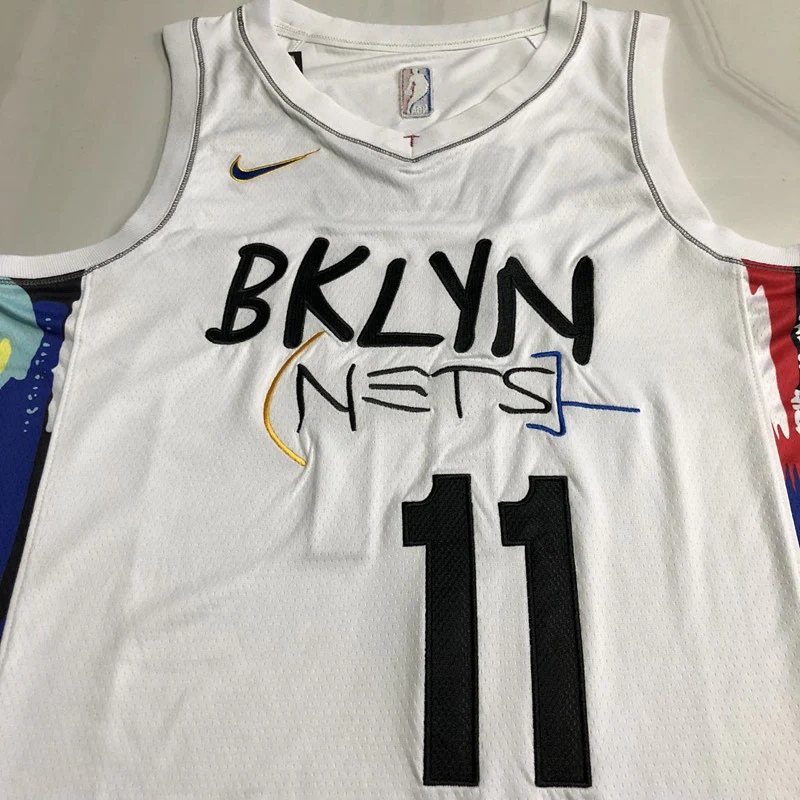 Kyrie Irving Brooklyn Nets White 11  MN