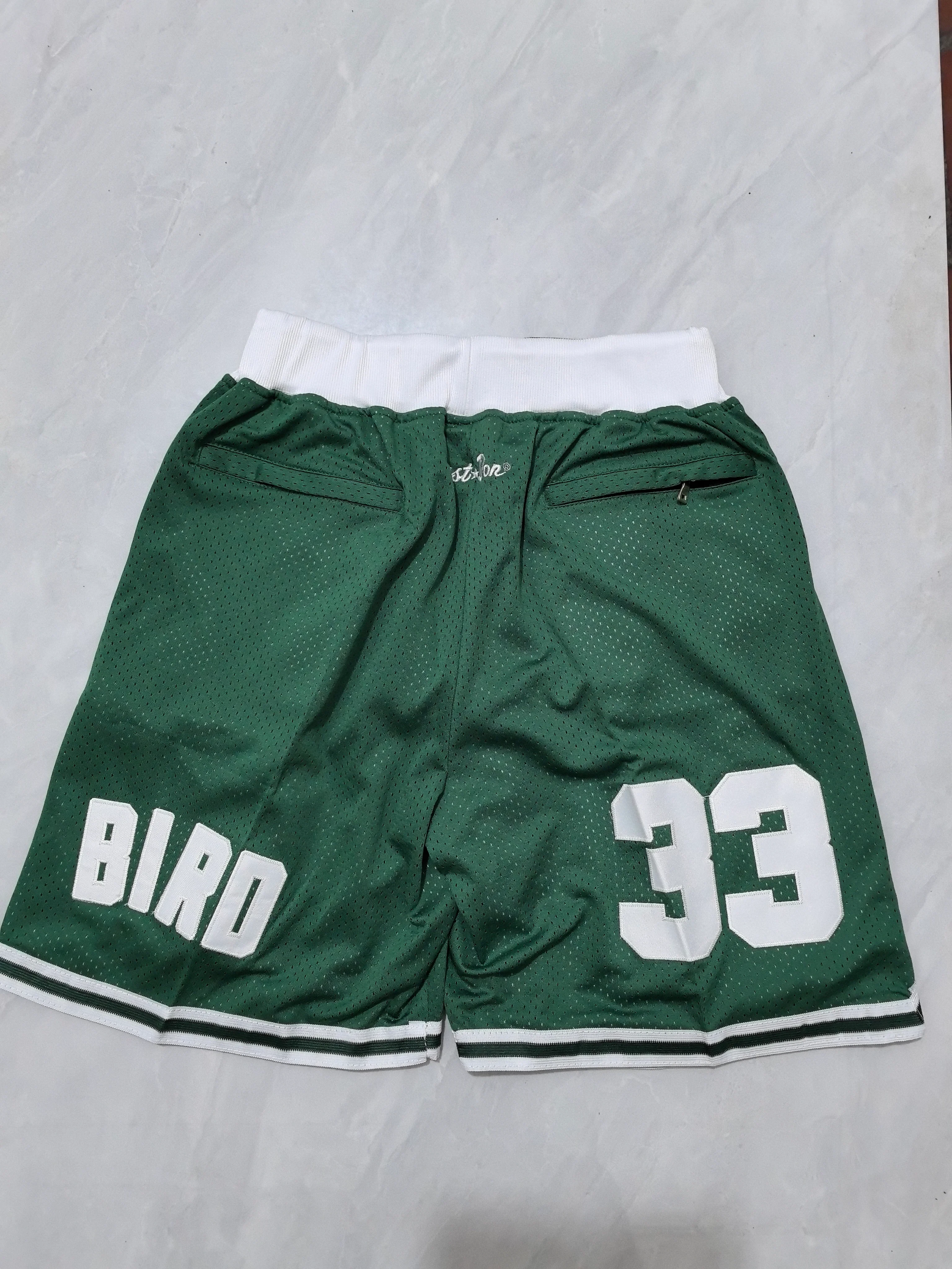 JUST DON Boston Celtics Pocket Shorts