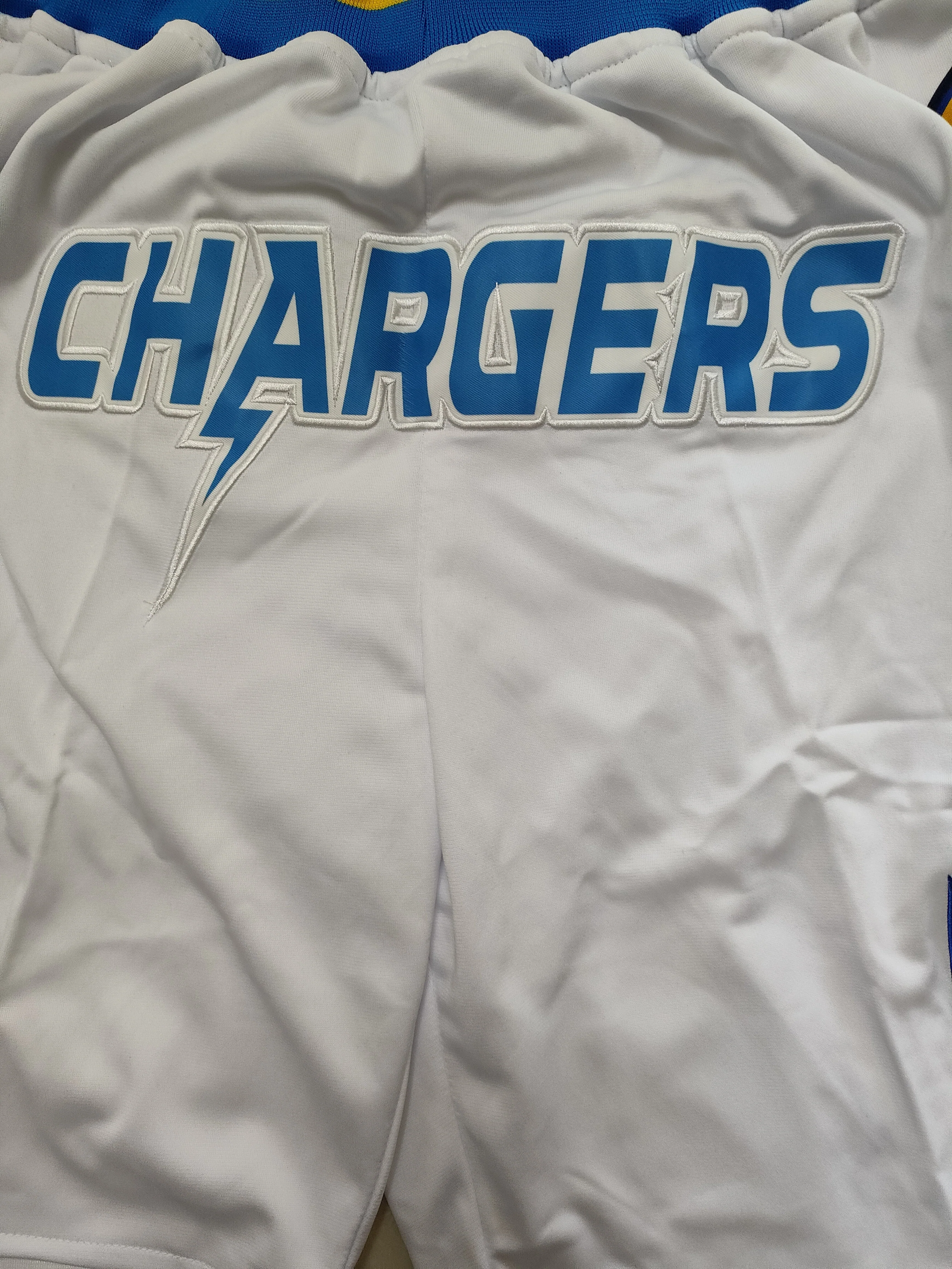 Los Angeles Chargers White Pocket Pants