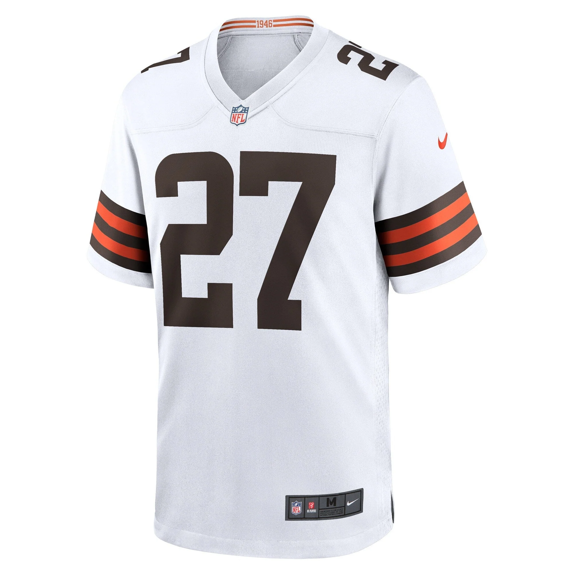 Kareem Hunt Cleveland Browns Nike Game   Jersey - White