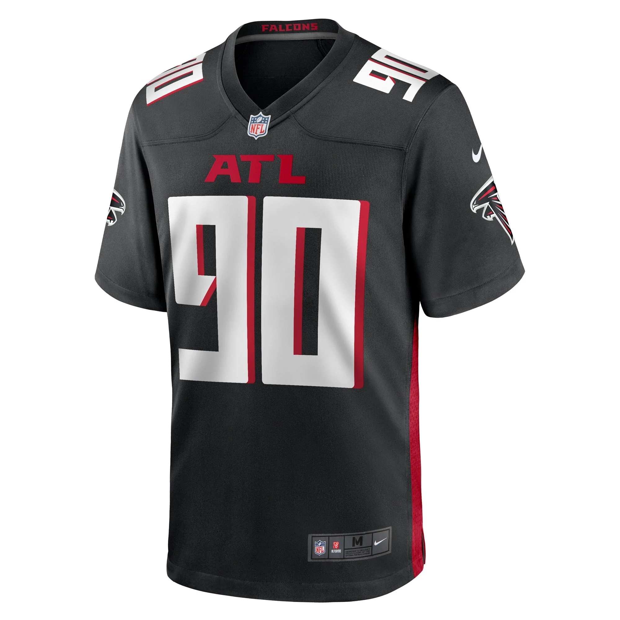 David Onyemata Atlanta Falcons Nike Game   Jersey - Black